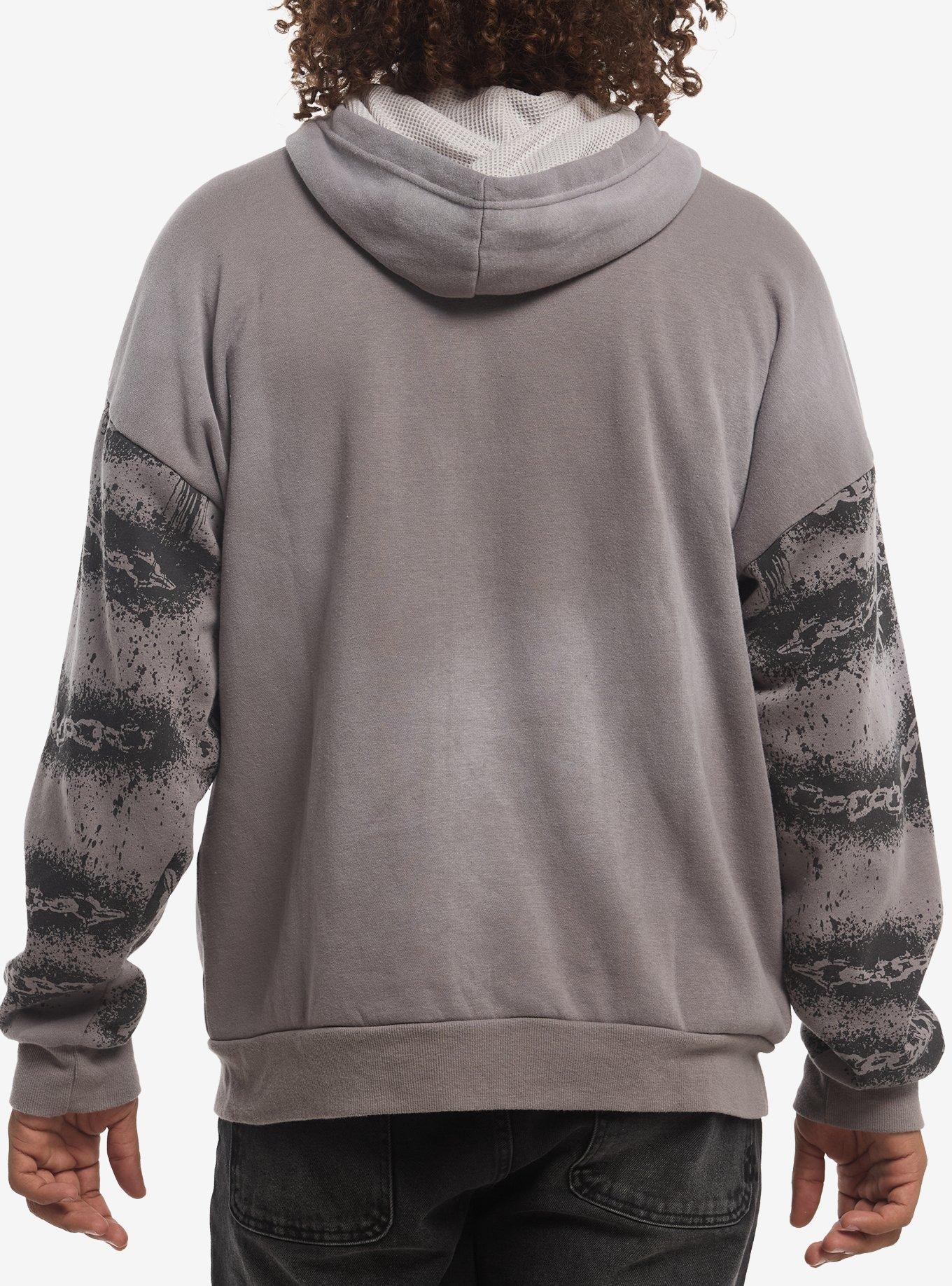 Skull Bat Wing Hoodie, , hi-res