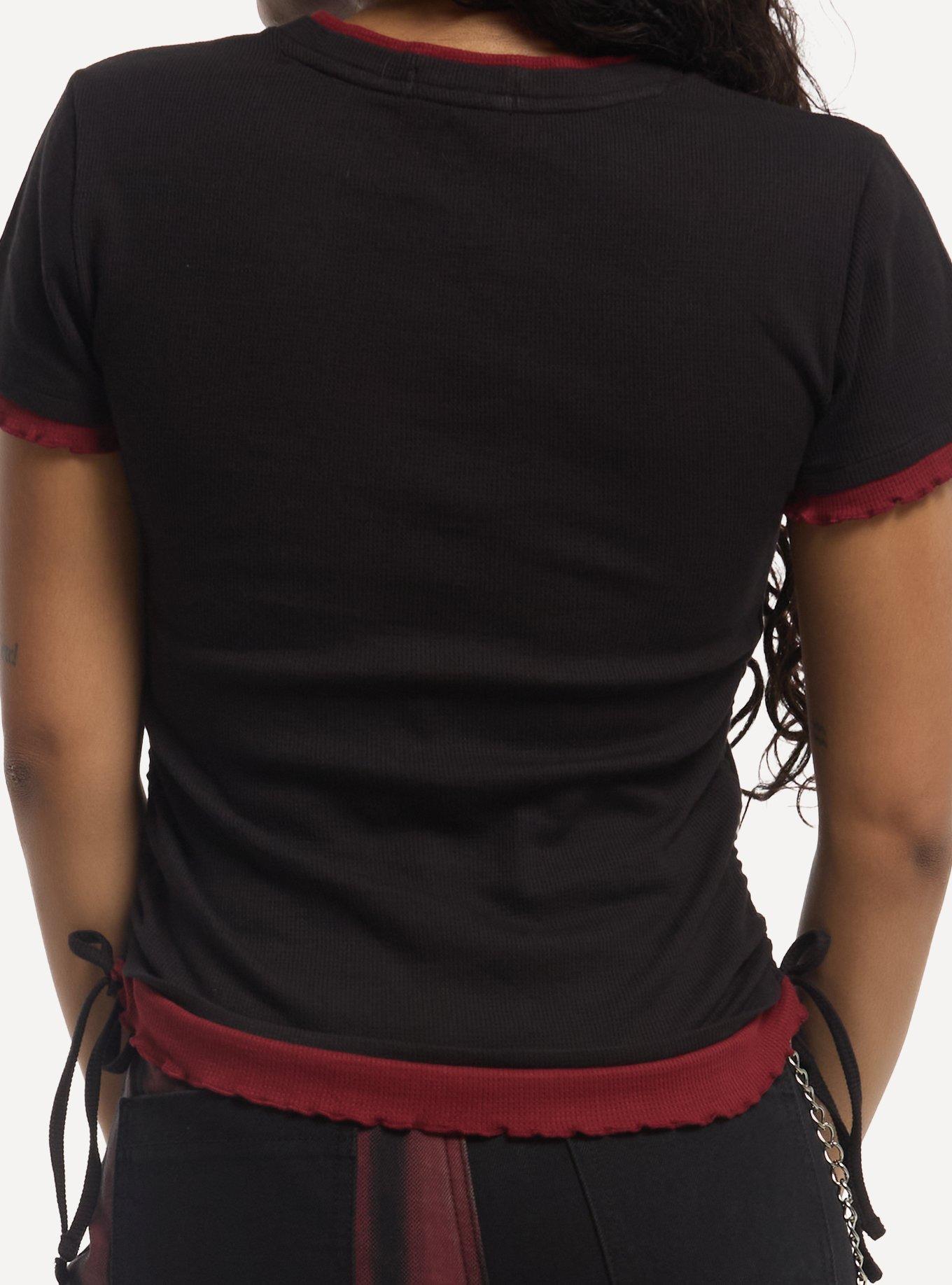 Social Collision Tribal Heart Wing Layered Girls Top, MULTI, alternate - view 3