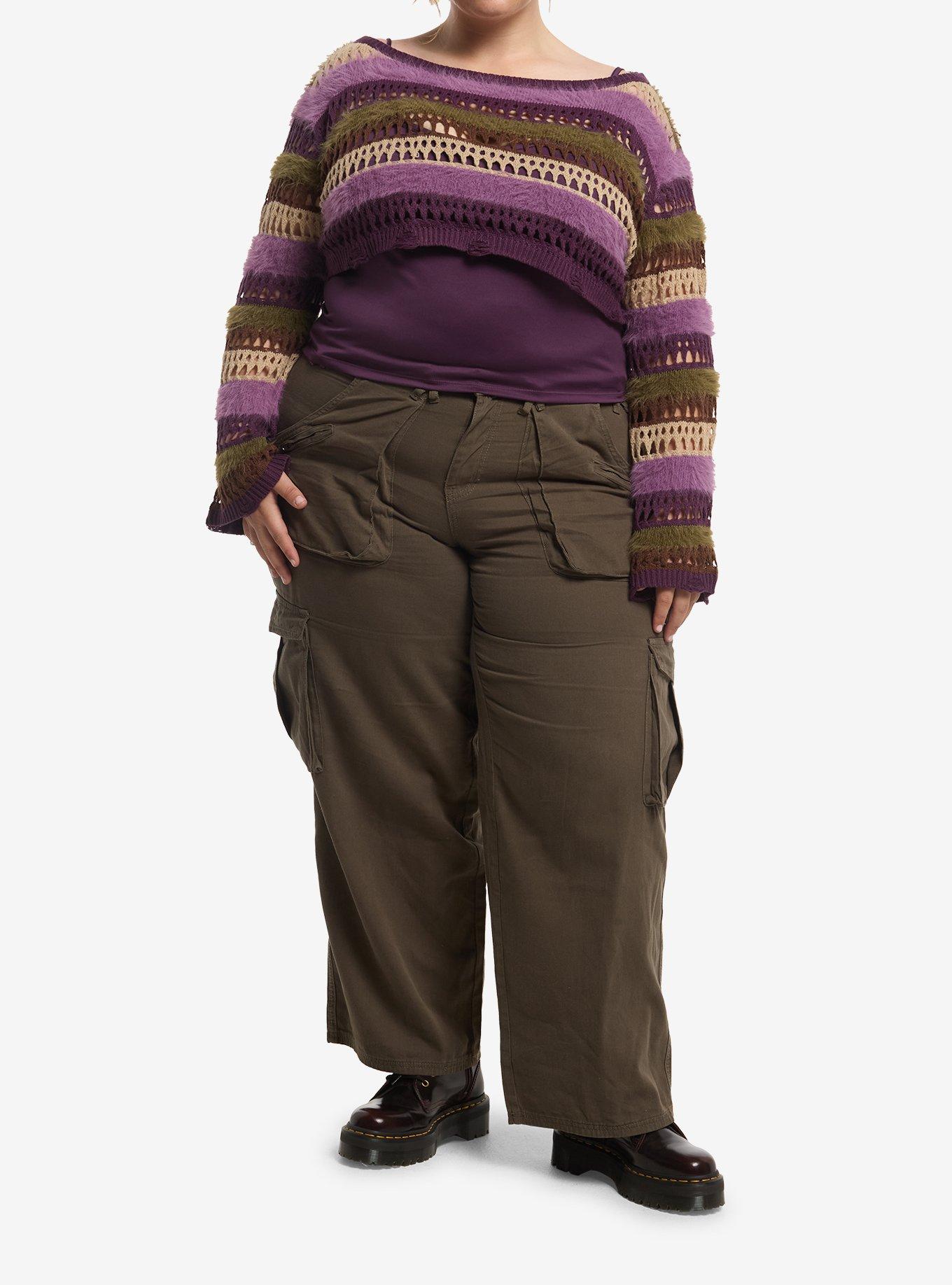 Thorn & Fable Bolero Crop Shrug Girls Twofer Top Plus Size, , hi-res