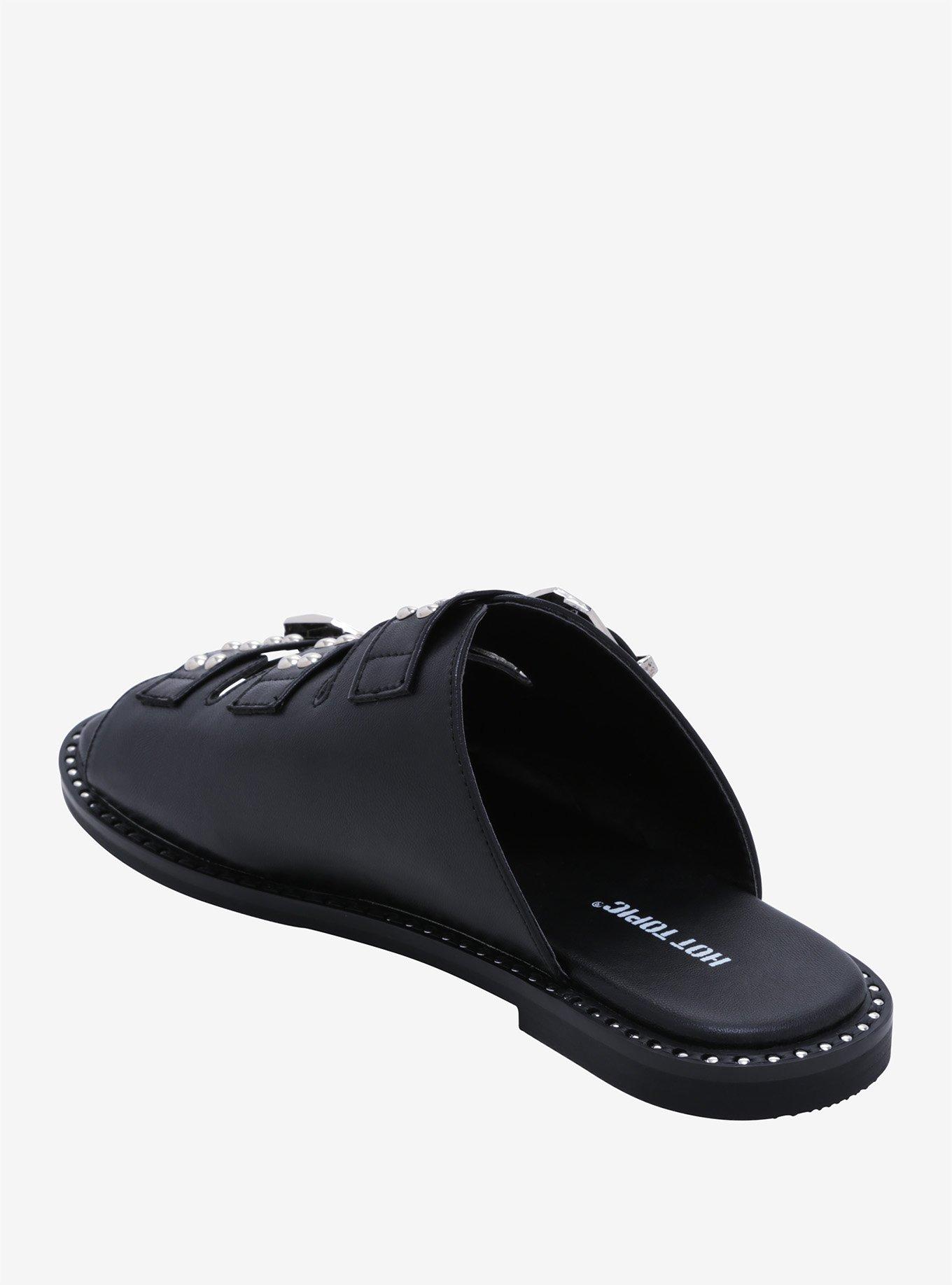 Studded Buckle Sandals, , hi-res