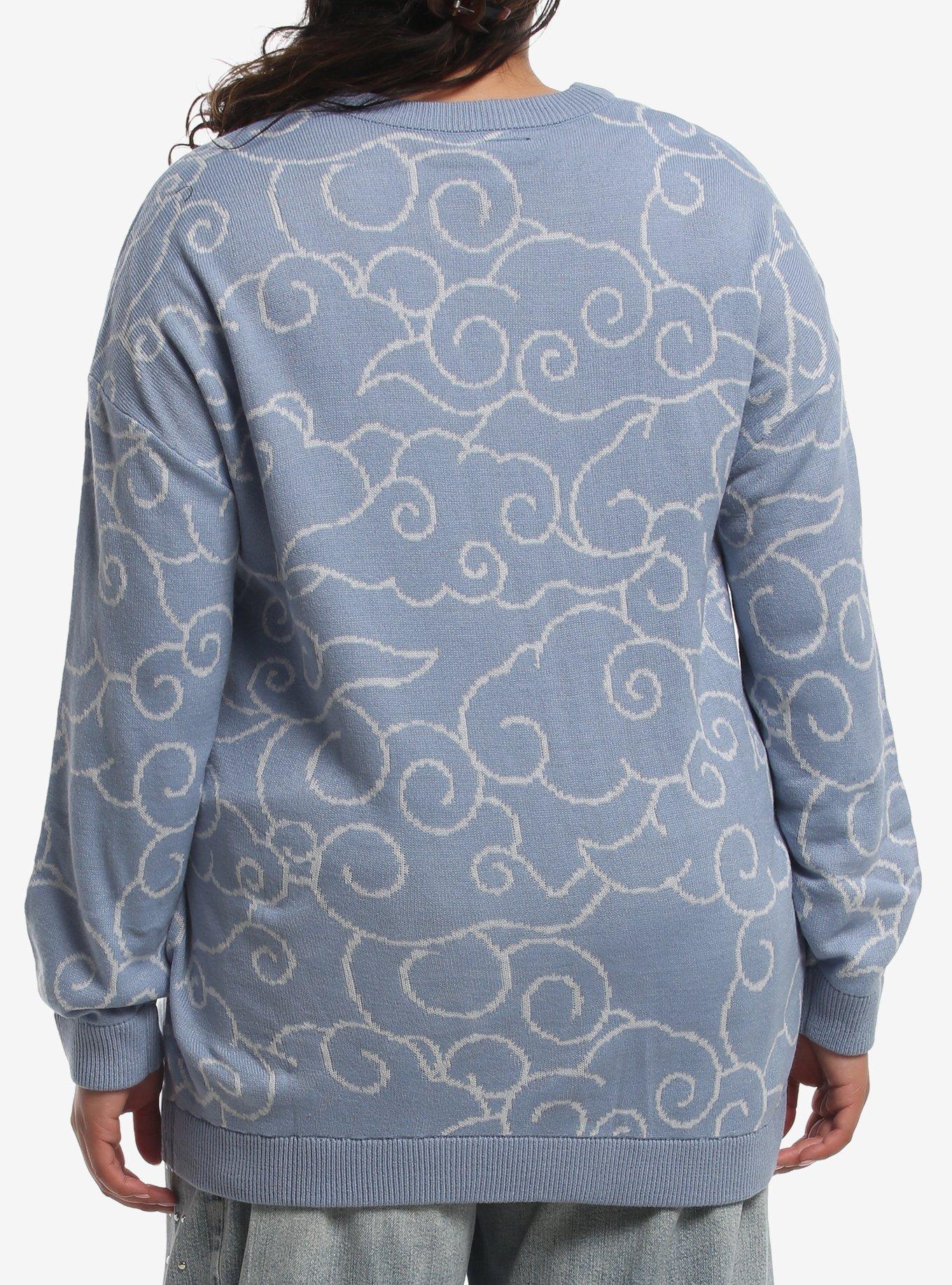 Avatar: The Last Airbender Appa Clouds Girls Cardigan Plus Size, MULTI, alternate - view 3