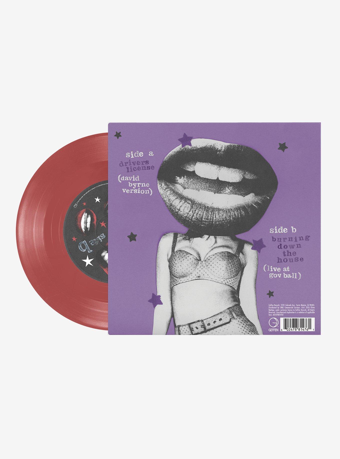 Olivia Rodrigo drivers license Anniversary (Red Translucent) 7" Vinyl, , hi-res