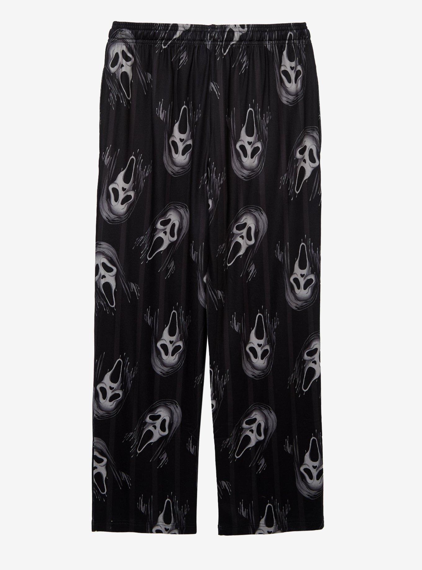 Ghost Face Allover Print Sleep Pants - BoxLunch Exclusive, , hi-res