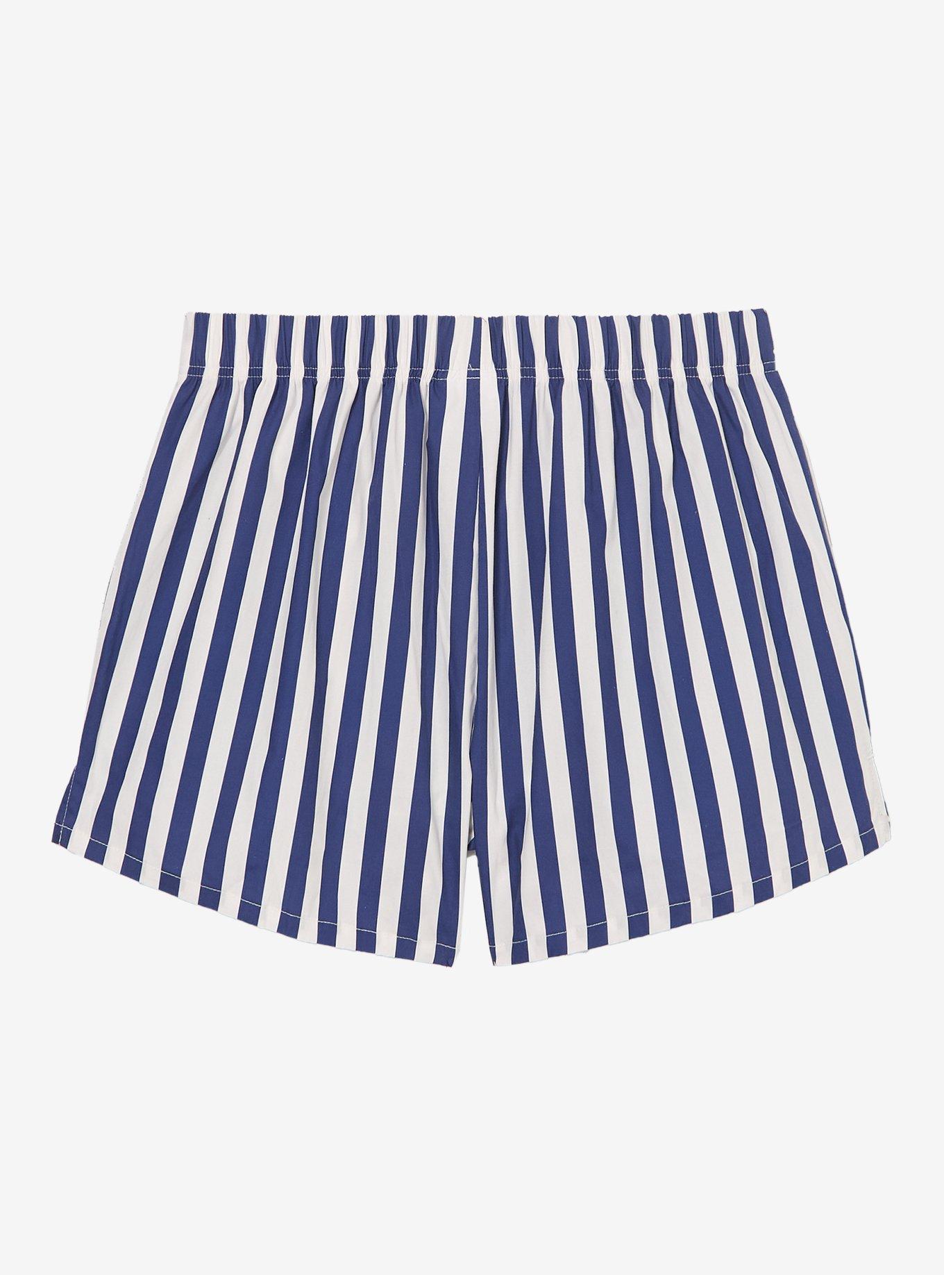 Marvel Spider-Man Heart Mask Striped Women's Boxer Shorts - BoxLunch Exclusive, , hi-res