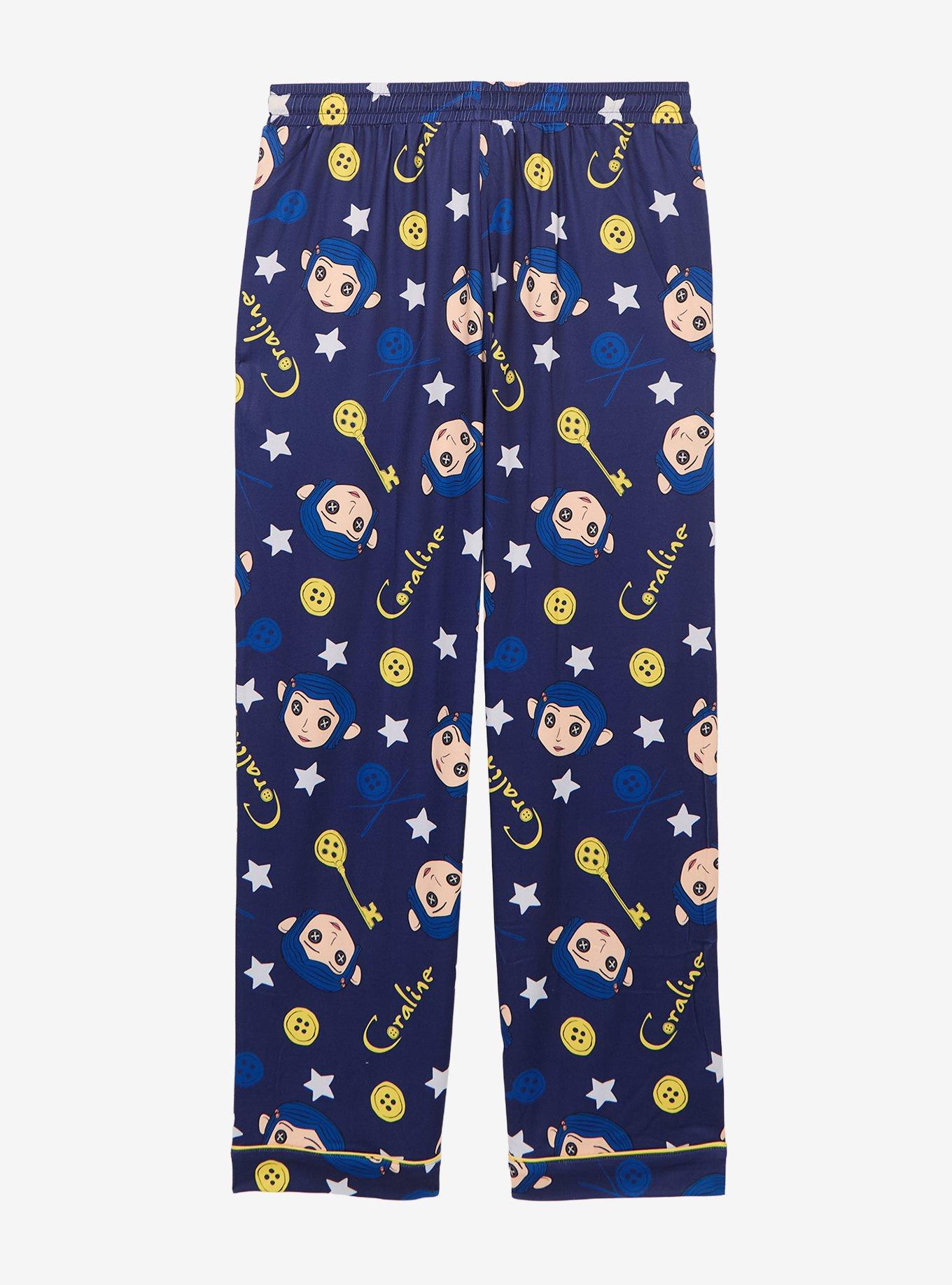 Coraline Dolls & Keys Allover Print Plus Sleep Pants — BoxLunch Exclusive