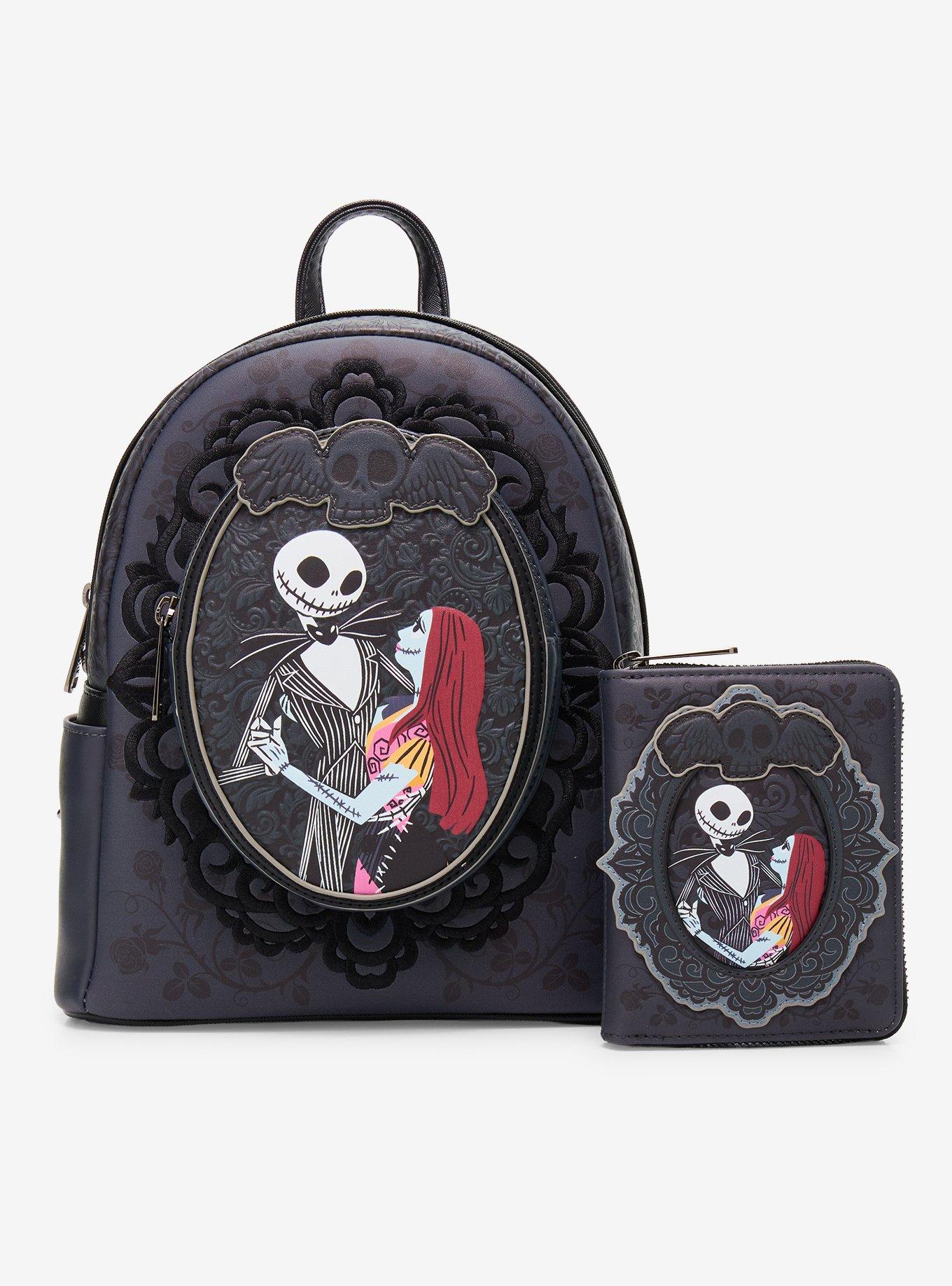 Loungefly Disney The Nightmare Before Christmas Jack and Sally Lovers Portrait Accordion Wallet - BoxLunch Exclusive, , alternate - view 5