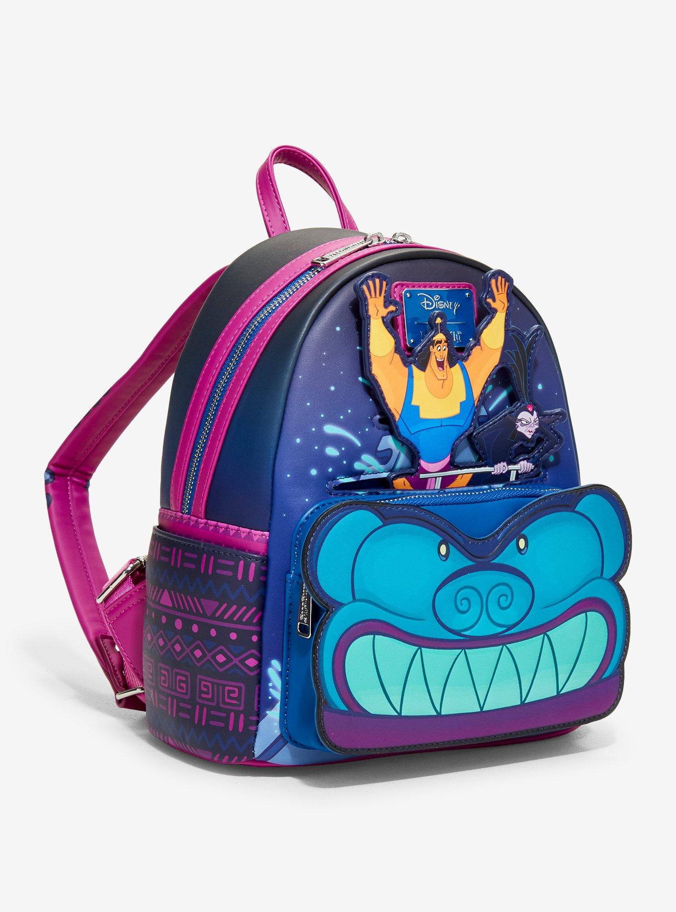 Loungefly Disney The Emperor's New Groove Kronk & Yzma Coaster Mini Backpack - BoxLunch Exclusive, , hi-res