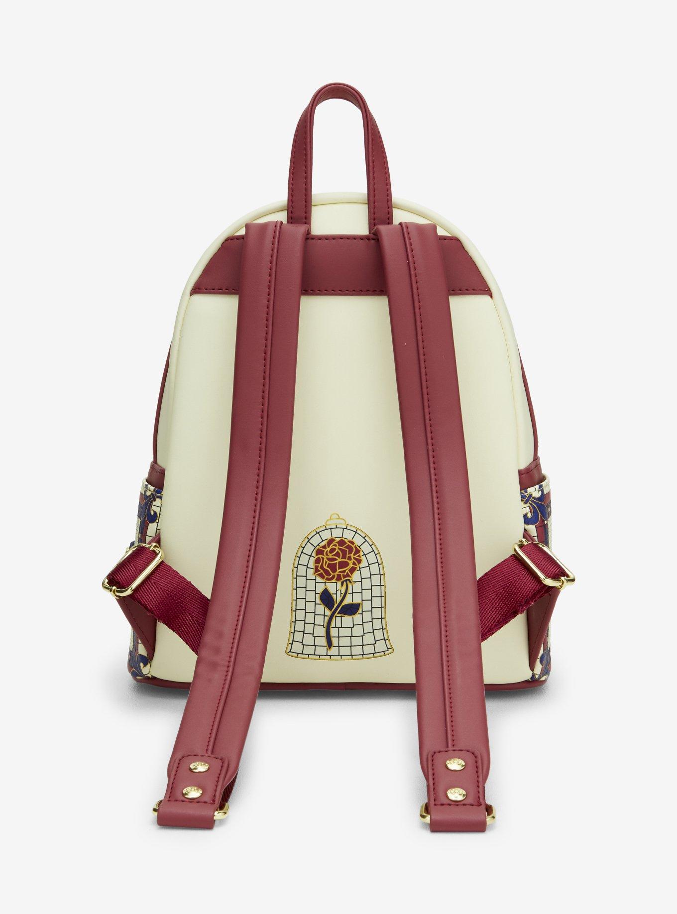 Loungefly Disney Beauty and the Beast Mosaic Mini Backpack - BoxLunch Exclusive, , alternate - view 3