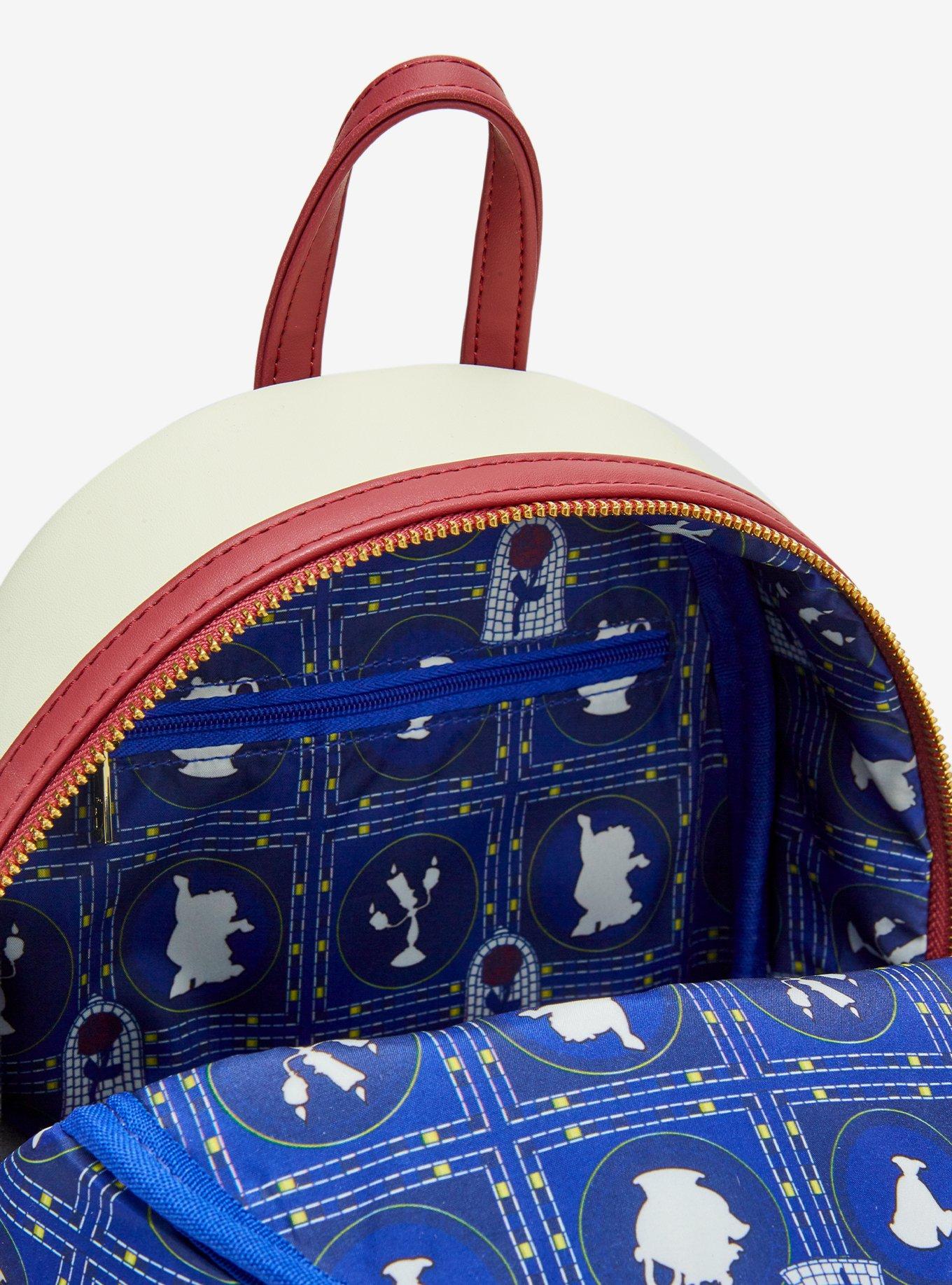 Loungefly Disney Beauty and the Beast Mosaic Mini Backpack - BoxLunch Exclusive, , alternate - view 4