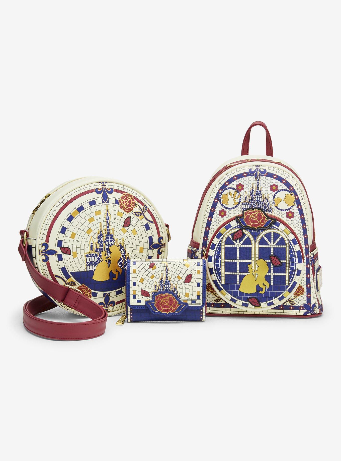 Loungefly Disney Beauty and the Beast Mosaic Mini Backpack - BoxLunch Exclusive, , alternate - view 5
