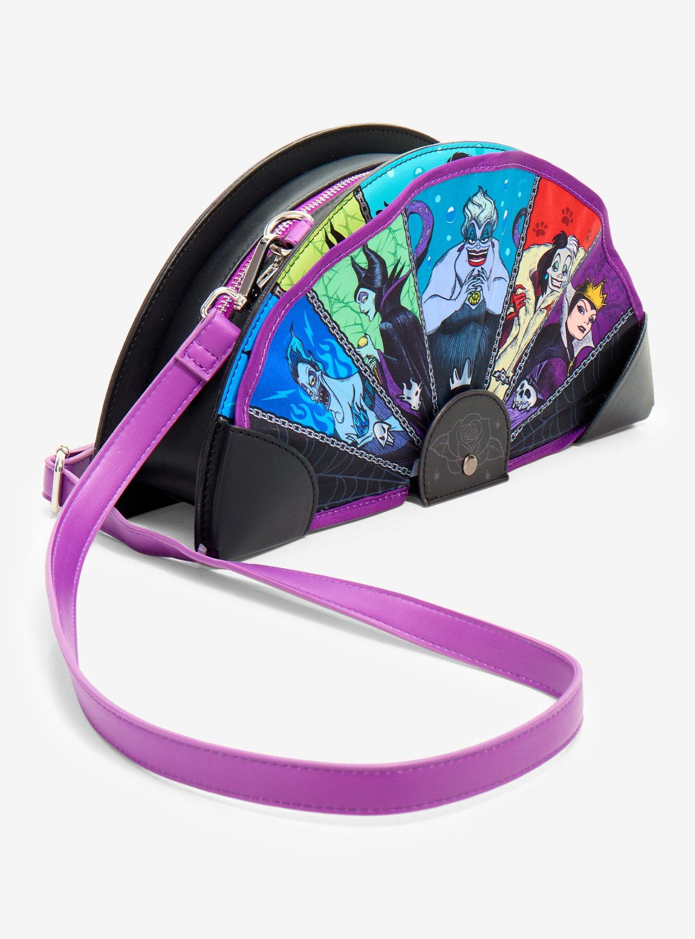 Loungefly Disney Villains Fan Figural Crossbody Bag - BoxLunch Exclusive, , alternate - view 3