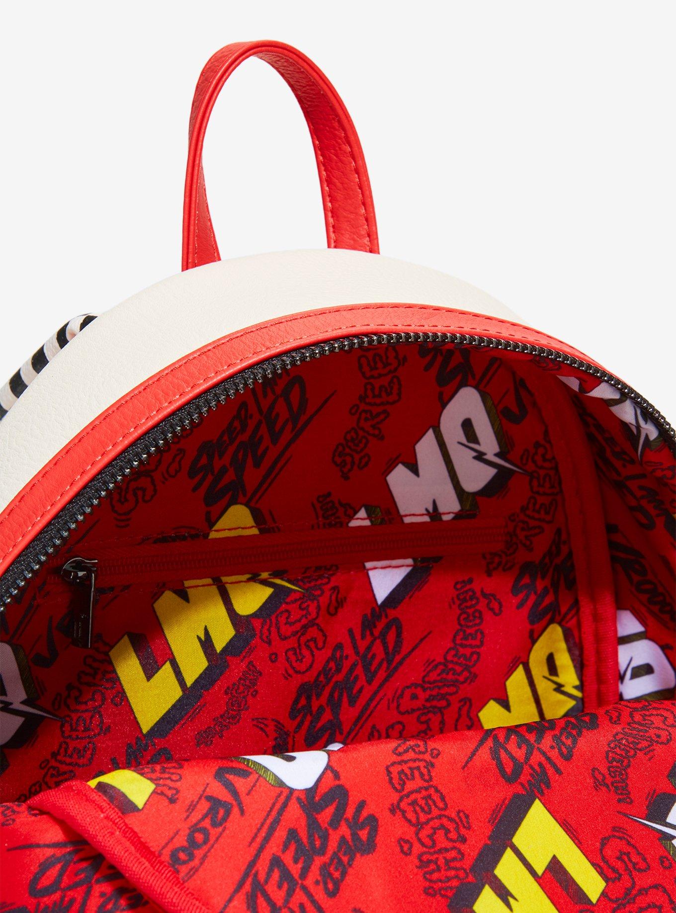 Loungefly Disney Pixar Cars Lightning McQueen & Mater Doodles Mini Backpack - BoxLunch Exclusive, , alternate - view 4