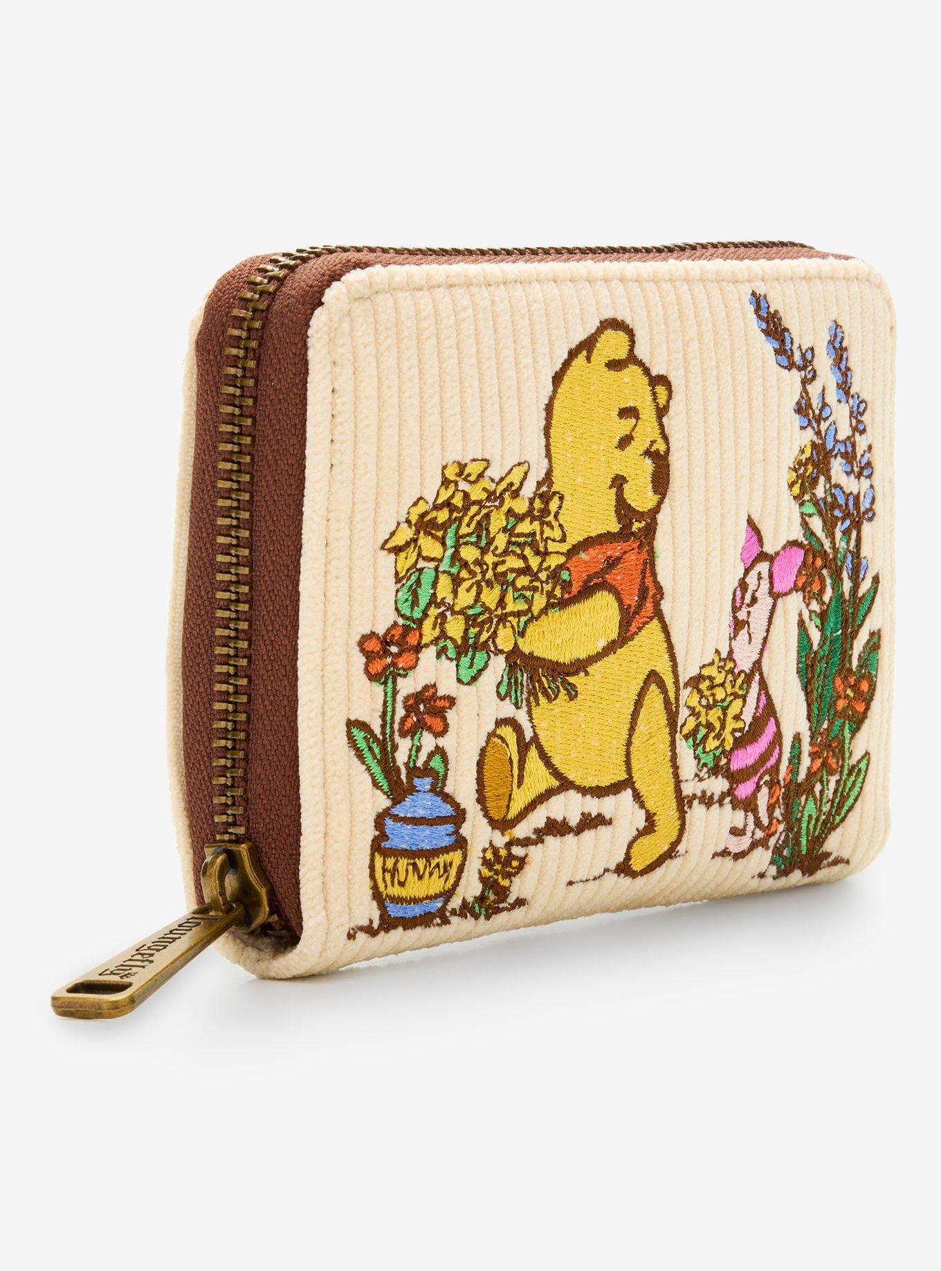 Loungefly Disney Winnie the Pooh & Friends Gardening Corduroy Accordion Wallet - BoxLunch Exclusive, , hi-res