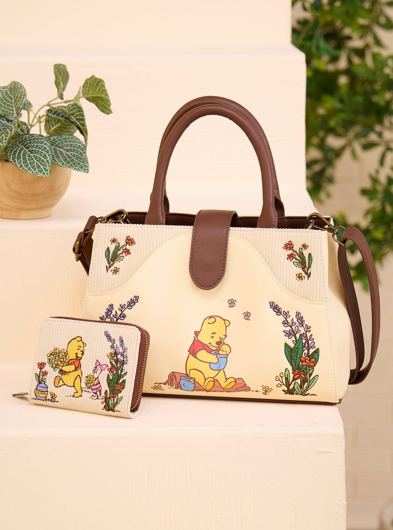 Loungefly Disney Winnie the Pooh & Friends Gardening Corduroy Accordion Wallet - BoxLunch Exclusive