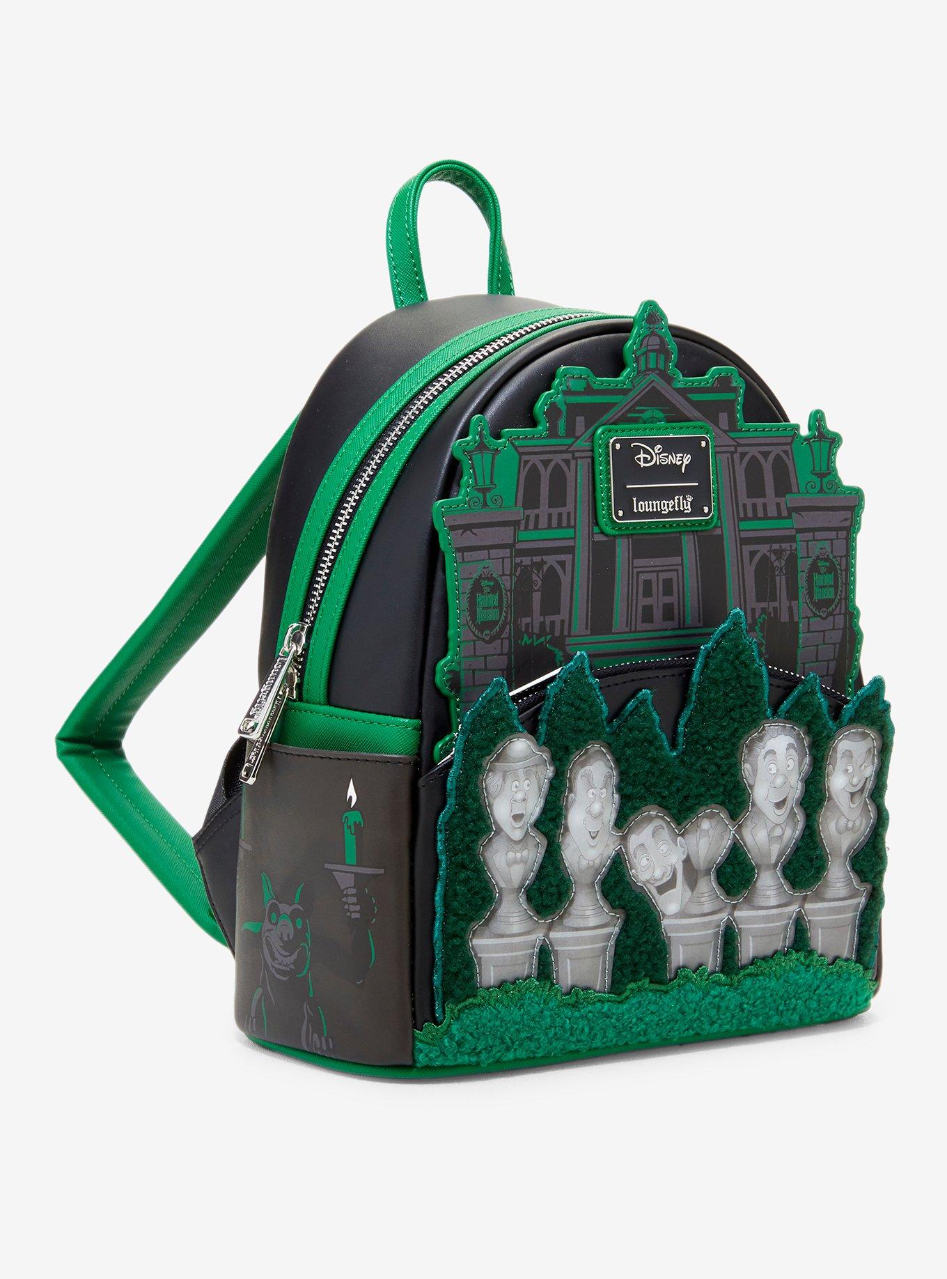 Loungefly Disney The Haunted Mansion Singing Busts Glow-in-the-Dark Lenticular Mini Backpack - BoxLunch Exclusive, , alternate - view 3