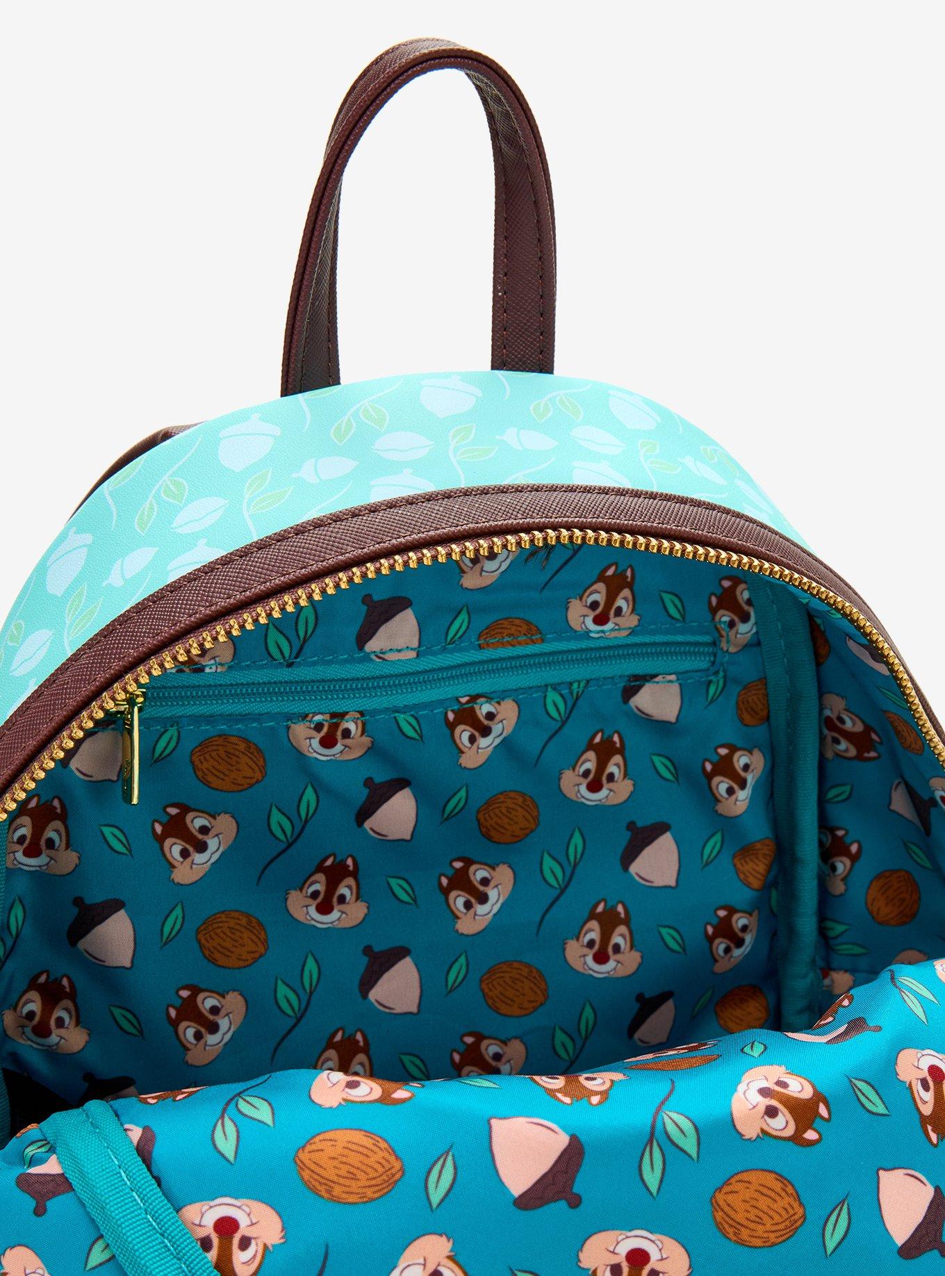 Loungefly Disney Chip & Dale Acorn Pile Chenille Mini Backpack - BoxLunch Exclusive, , alternate - view 4