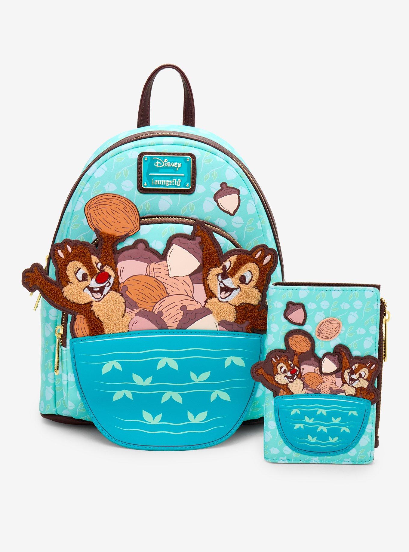 Loungefly Disney Chip & Dale Acorn Pile Chenille Mini Backpack - BoxLunch Exclusive, , alternate - view 5