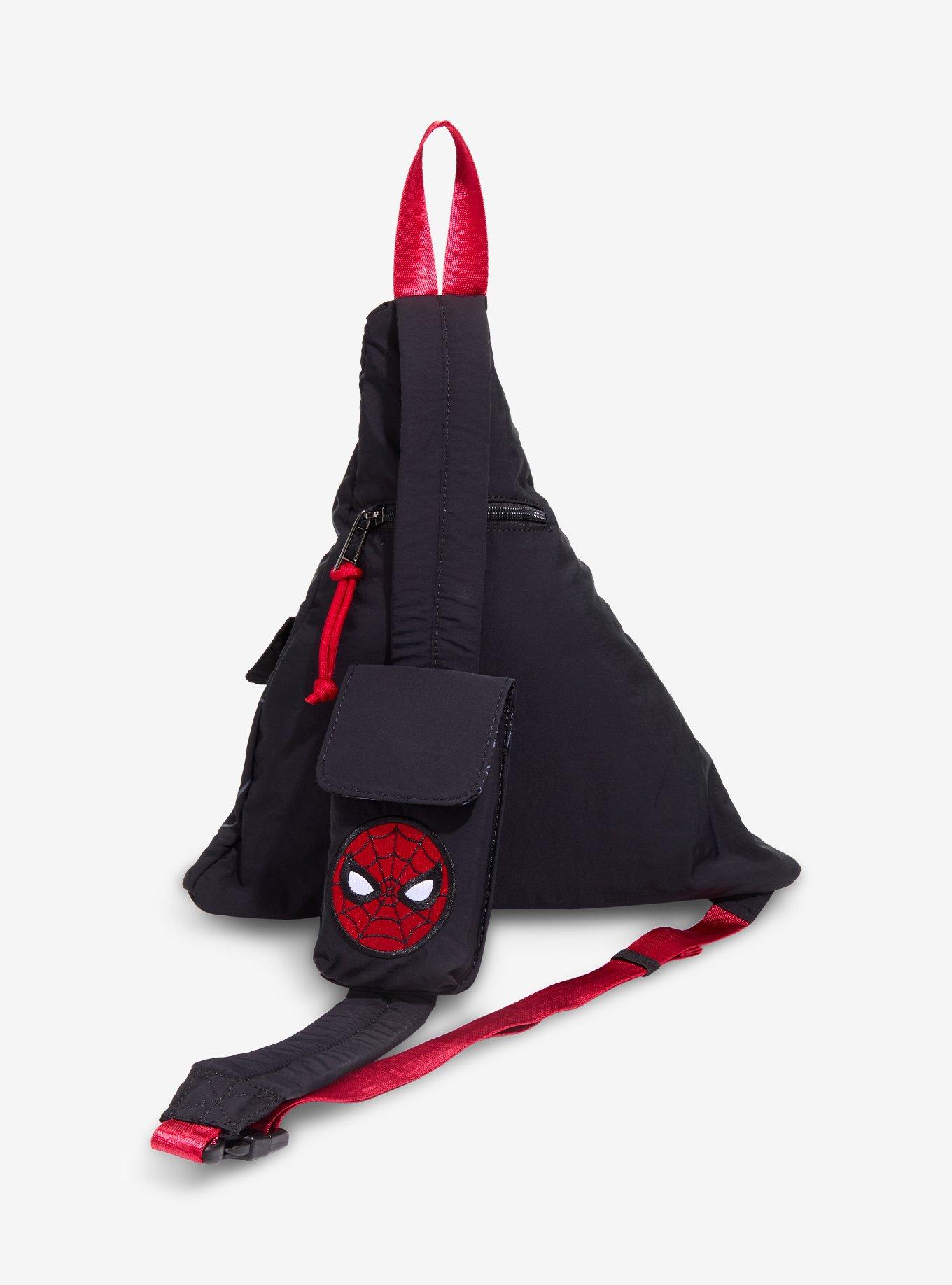 Marvel Spider-Man Web Triangle Sling Bag - BoxLunch Exclusive