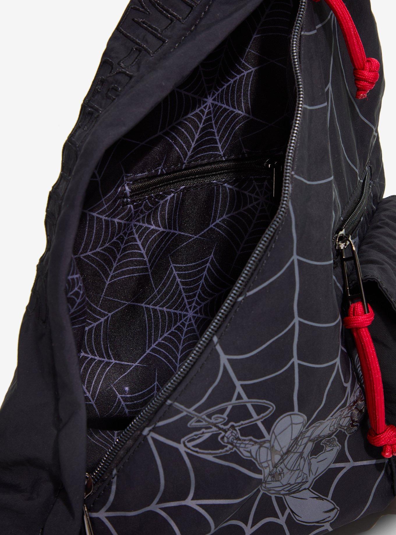 Marvel Spider-Man Web Triangle Sling Bag - BoxLunch Exclusive, , alternate - view 4