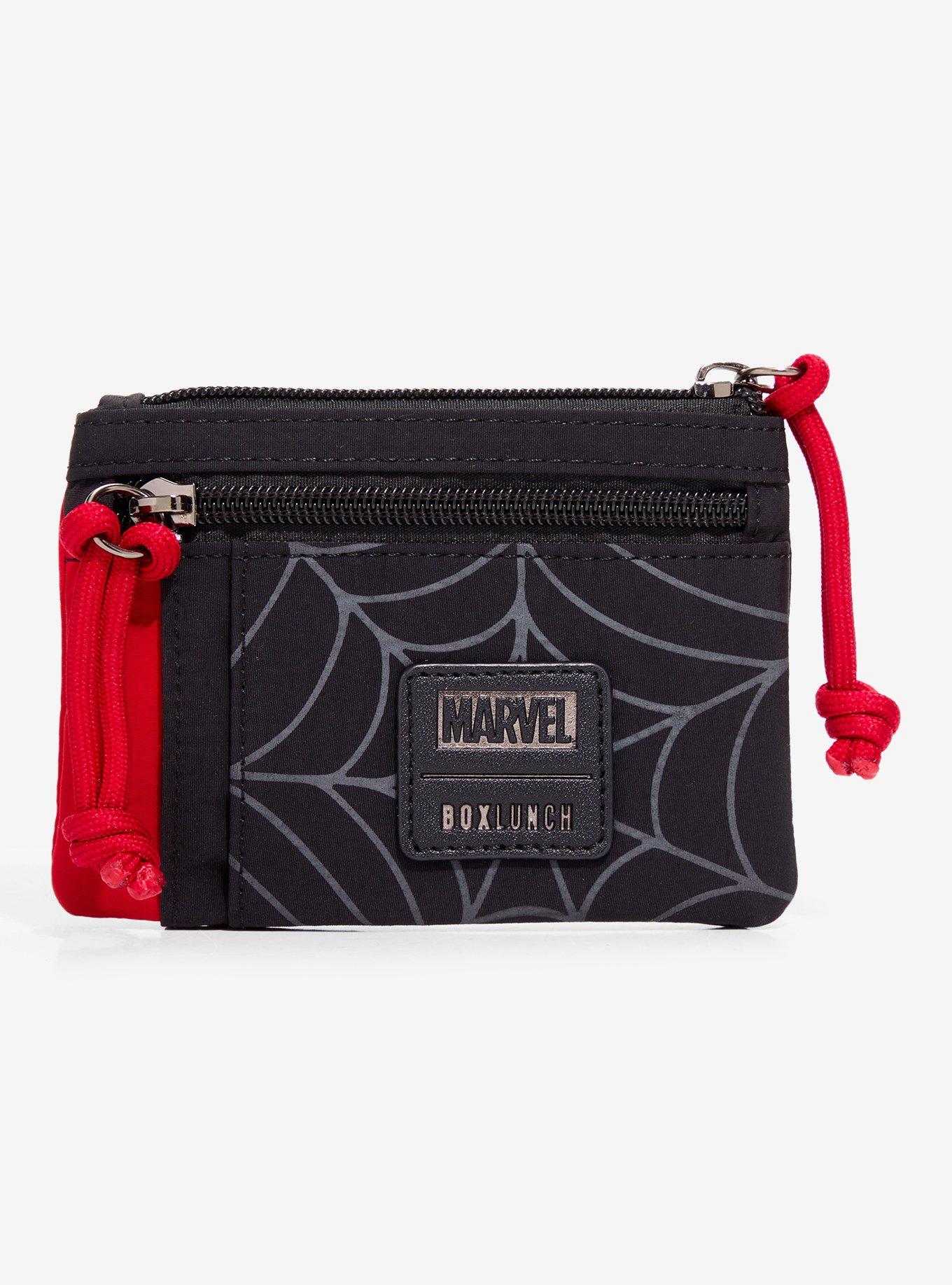 Marvel Spider-Man Web Logo Zippered Cardholder - BoxLunch Exclusive, , alternate - view 3