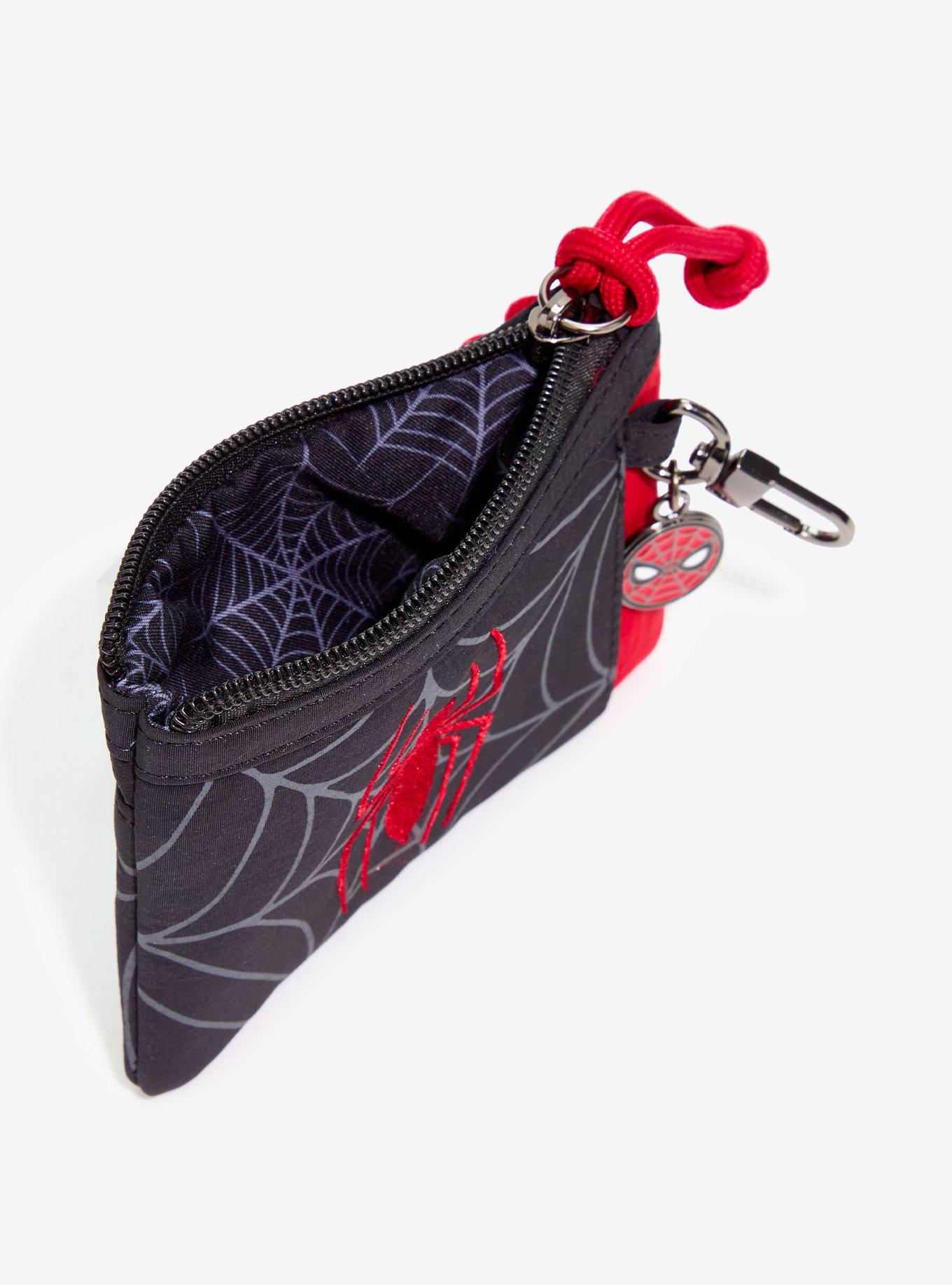 Marvel Spider-Man Web Logo Zippered Cardholder - BoxLunch Exclusive, , alternate - view 4