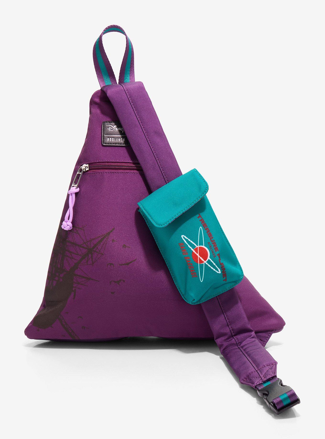 Disney Treasure Planet Character Stamps Triangle Crossbody Sling - BoxLunch Exclusive, , alternate - view 3