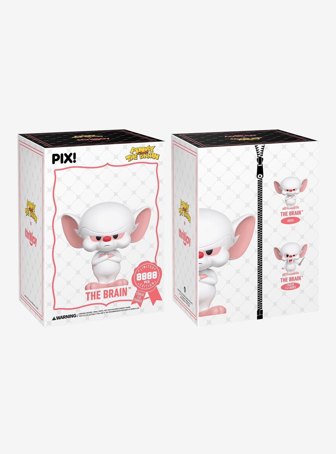 Thrilljoy Pix! Animaniacs Pinky and The Brain The Brain Limited Edition Vinyl Figure