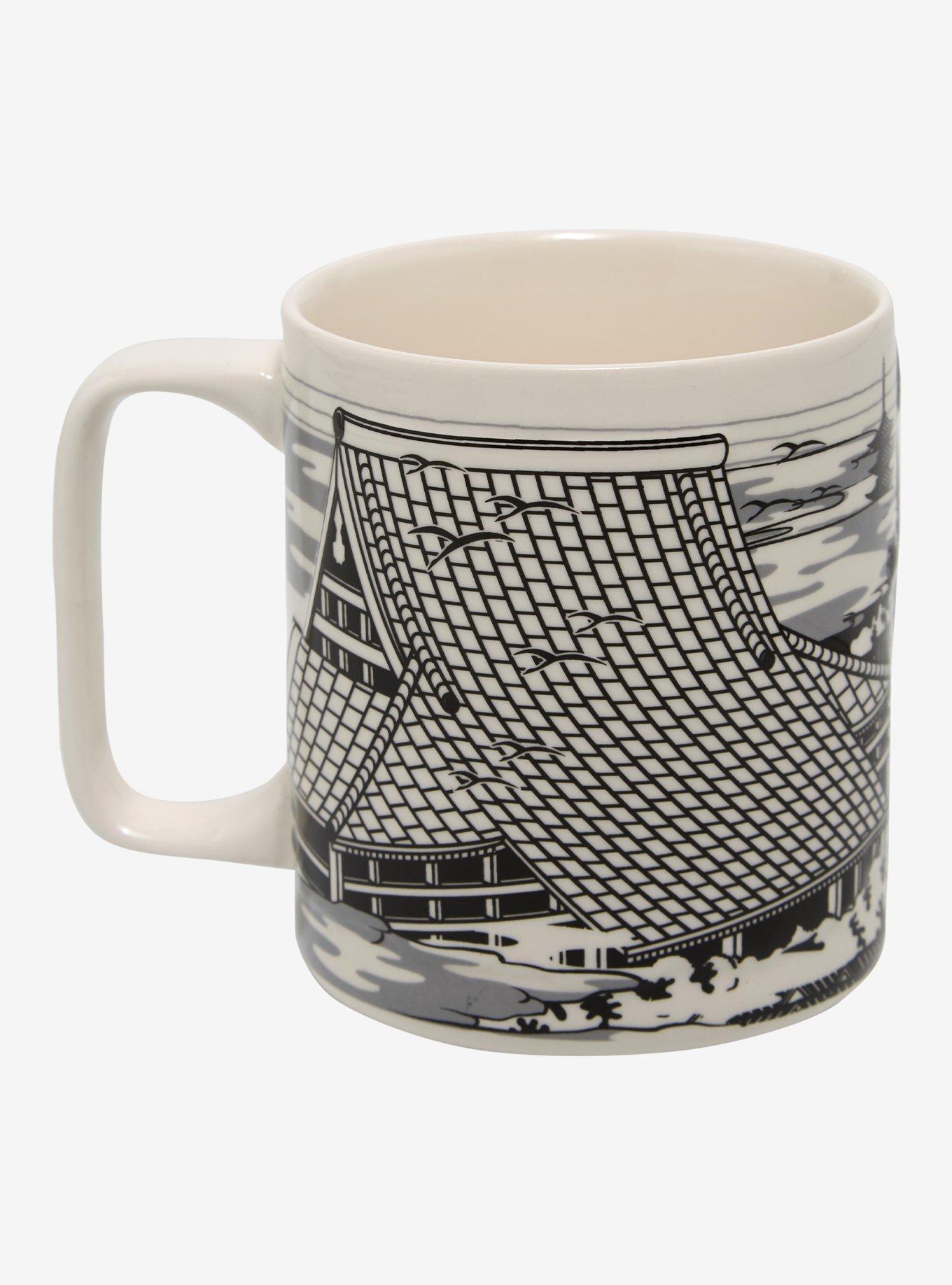 Godzilla Tonal Town Scene Mug - BoxLunch Exclusive, , alternate - view 4