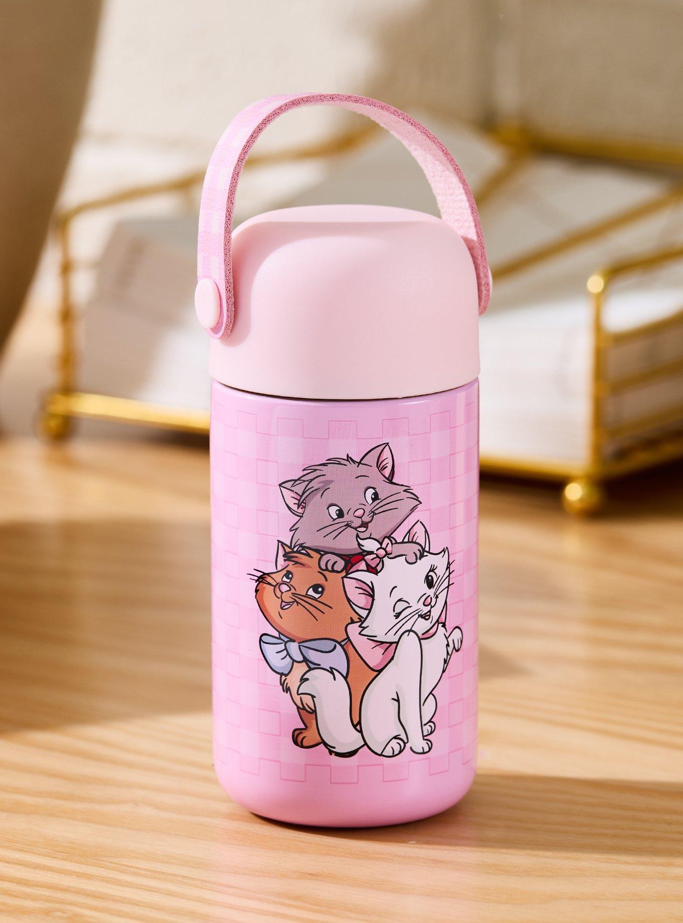 Disney The Aristocats Marie Pink Loop Mini Water Bottle &mdash; BoxLunch Exclusive, , hi-res