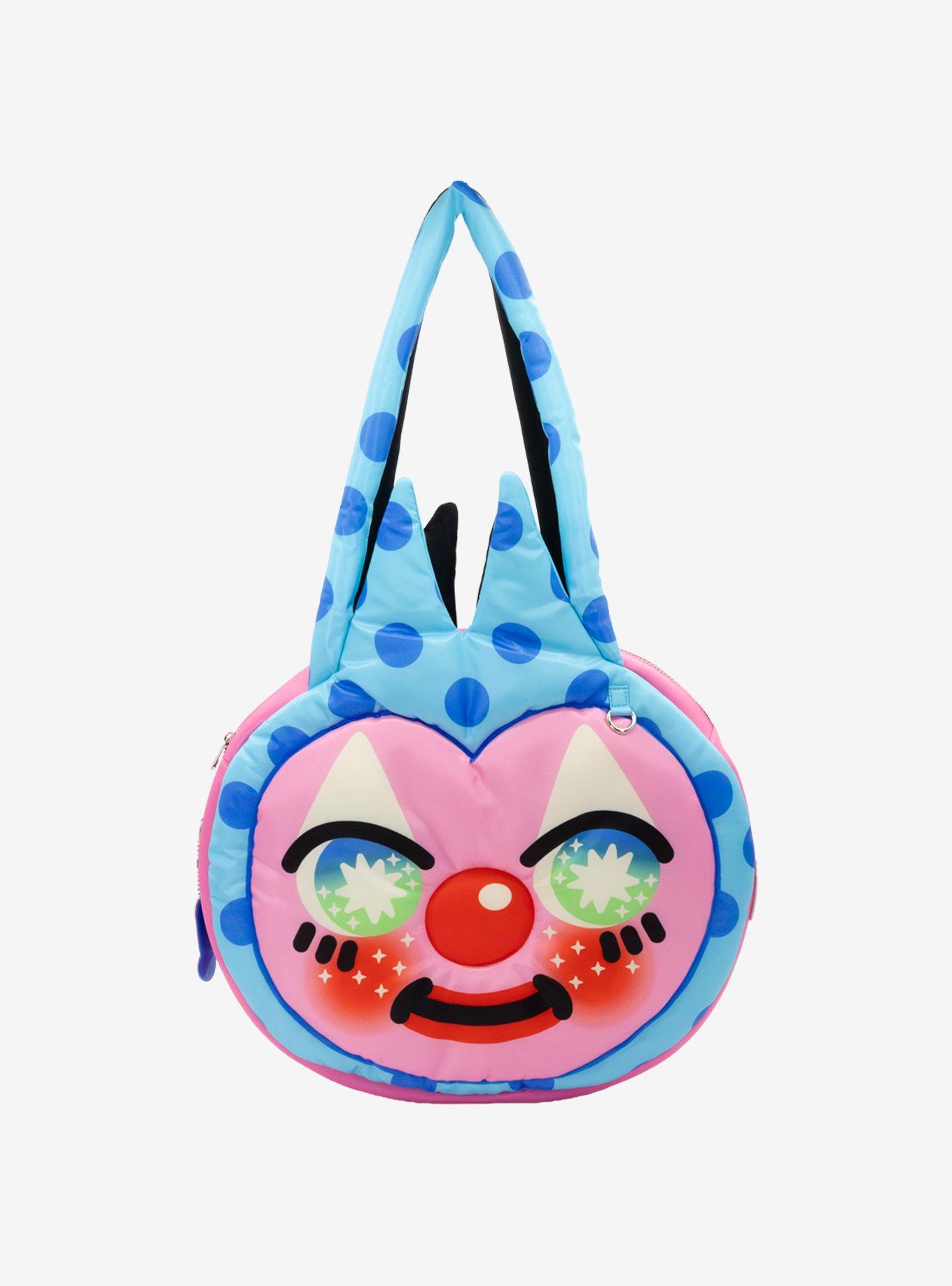 Whatever! Makes You Happy x So Lazo Happy & Sad Clown Oversized Tote Bag, , hi-res