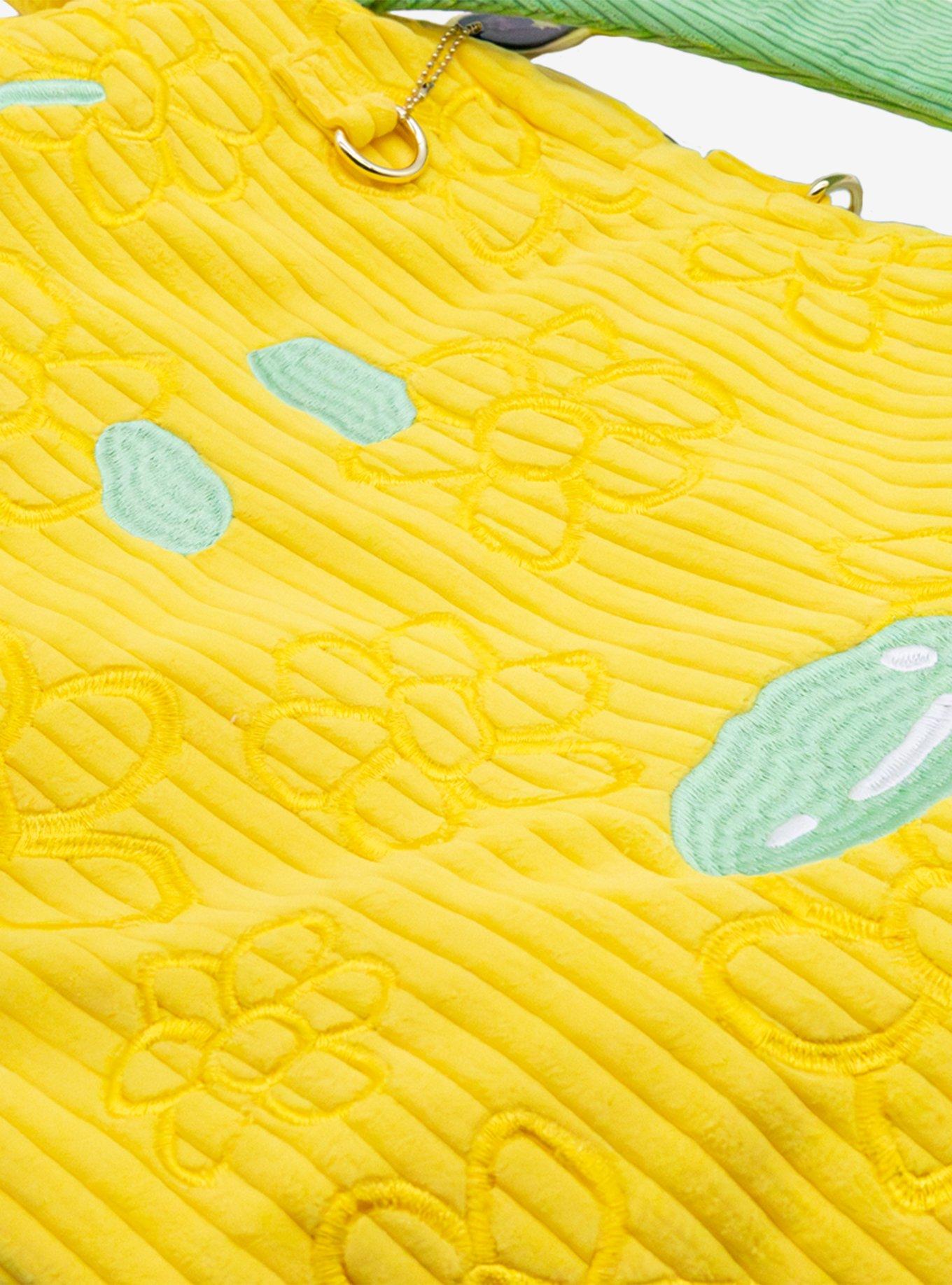 Whatever! Makes You Happy x Peanuts Sherbet Spring Snoopy Head Oversized Corduroy Tote Bag, , alternate - view 3