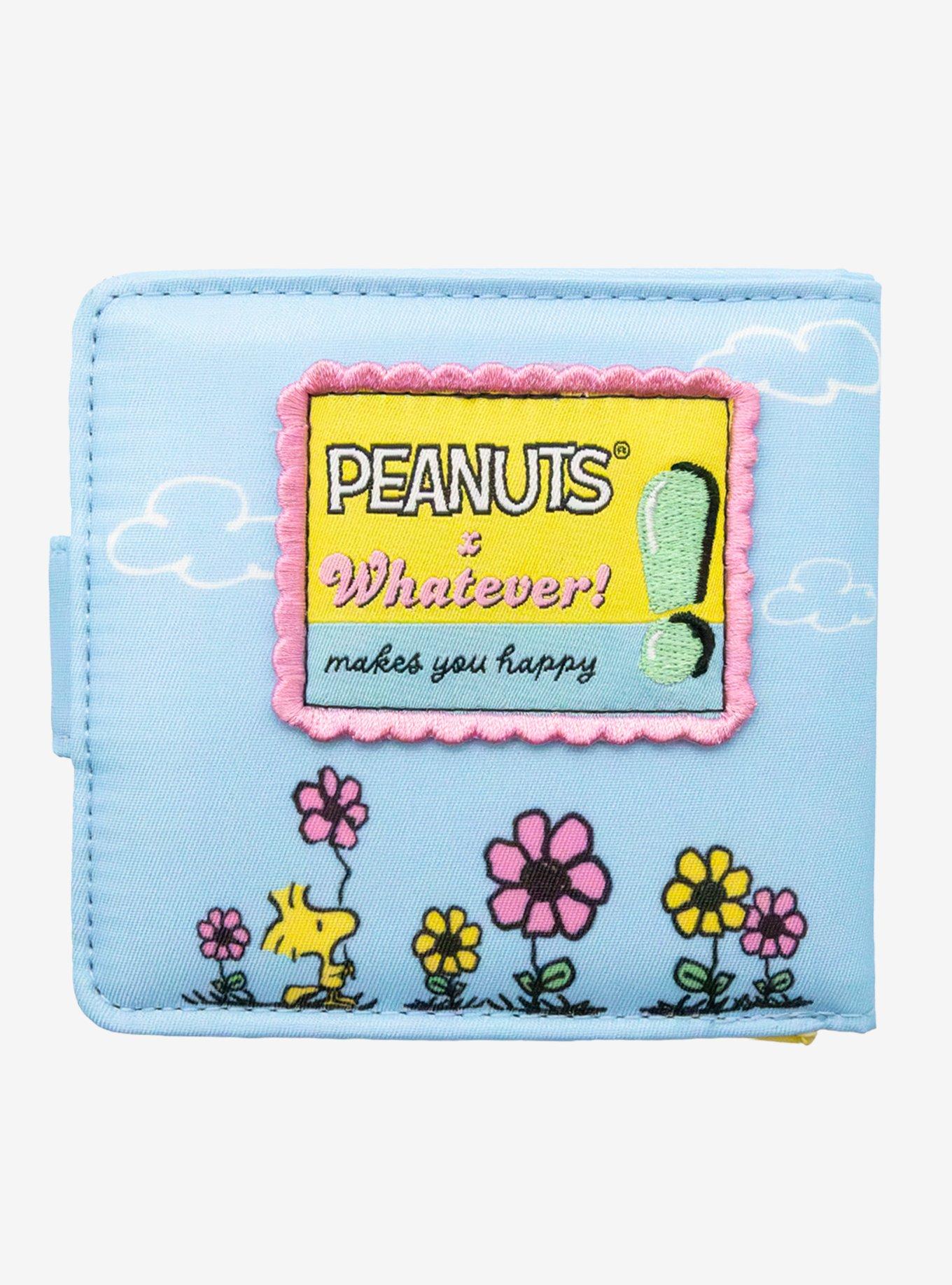 Whatever! Makes You Happy x Peanuts Floral Snoopy Wallet, , hi-res