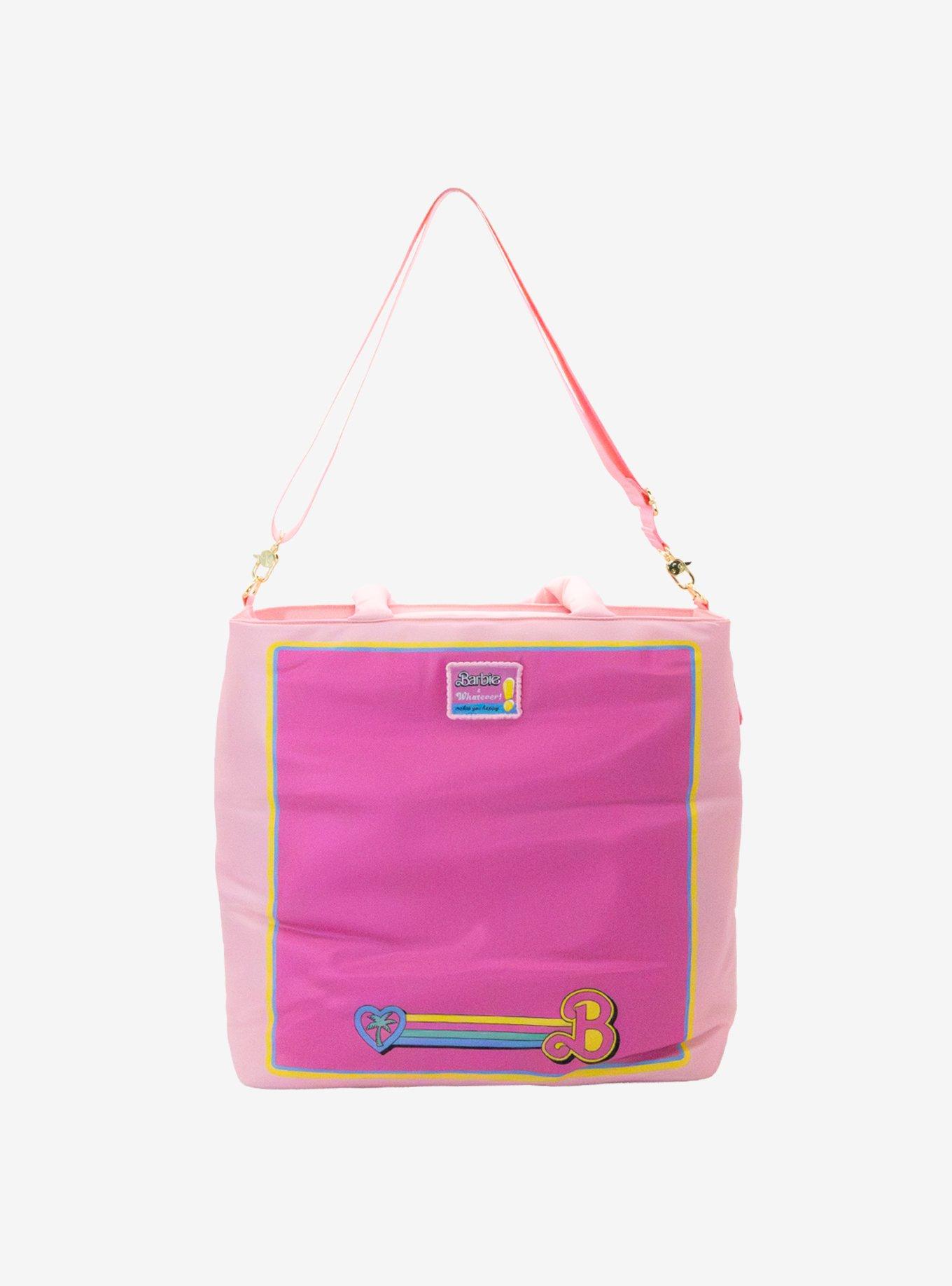 Whatever! Makes You Happy x Barbie California Dreamin' Carrying Case Puffy Tote Bag, , hi-res