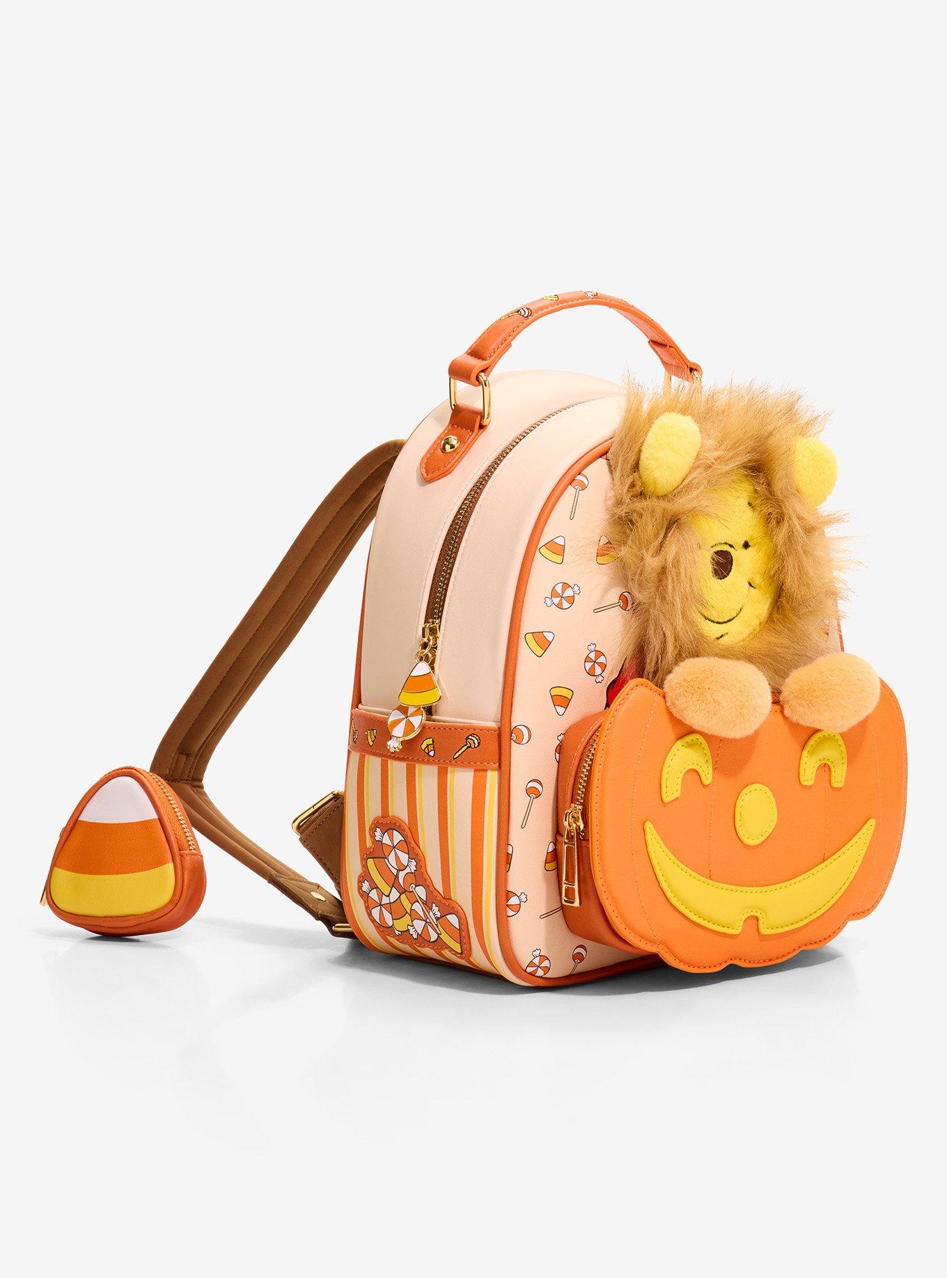 Disney Winnie the Pooh Lion Pooh Bear Pumpkin Mini Backpack &mdash; BoxLunch Exclusive, , hi-res