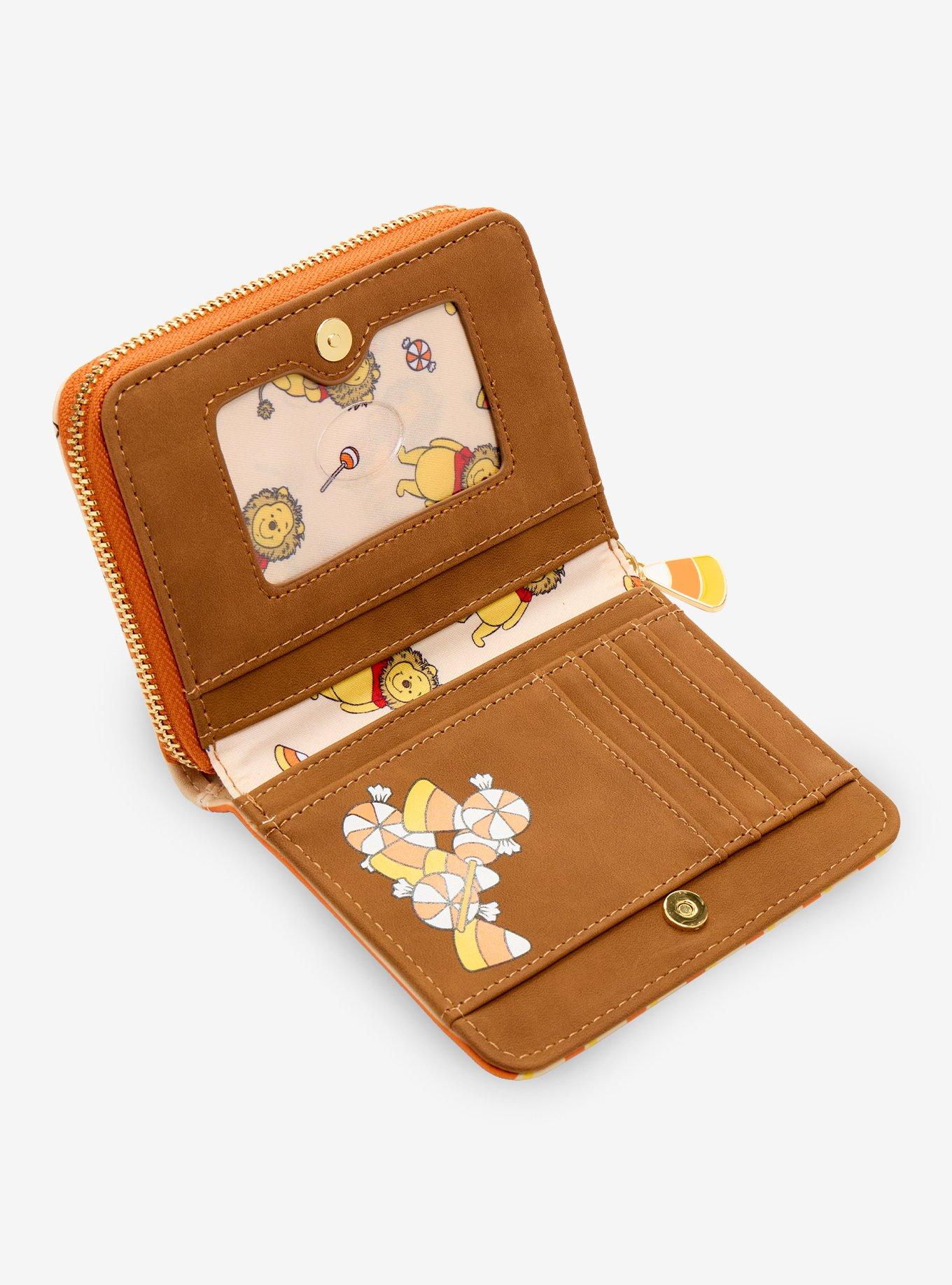 Disney Winnie the Pooh Lion Pooh Bear Pumpkin Zip Wallet - BoxLunch Exclusive, , alternate - view 4