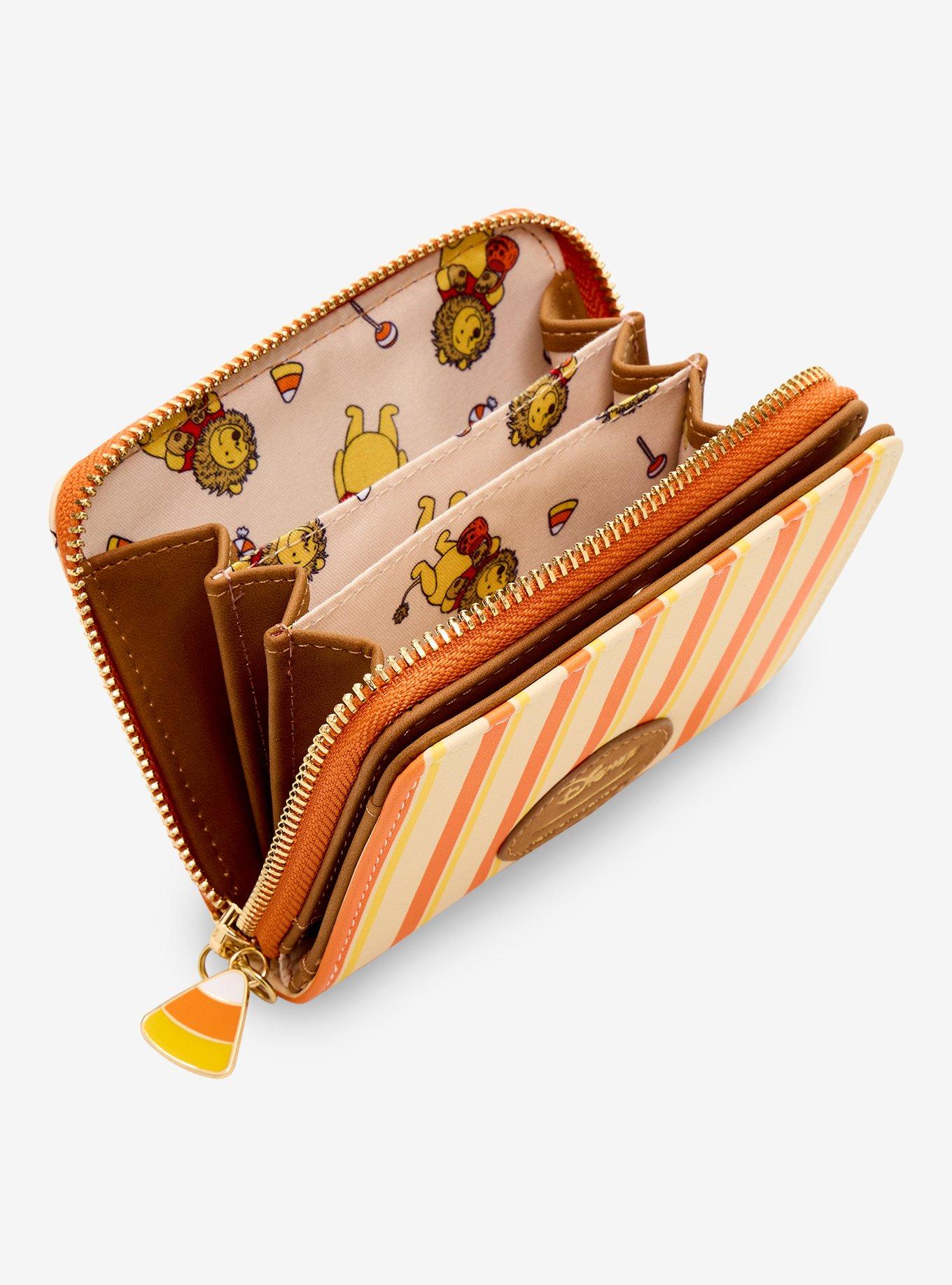 Disney Winnie the Pooh Lion Pooh Bear Pumpkin Zip Wallet - BoxLunch Exclusive, , alternate - view 5