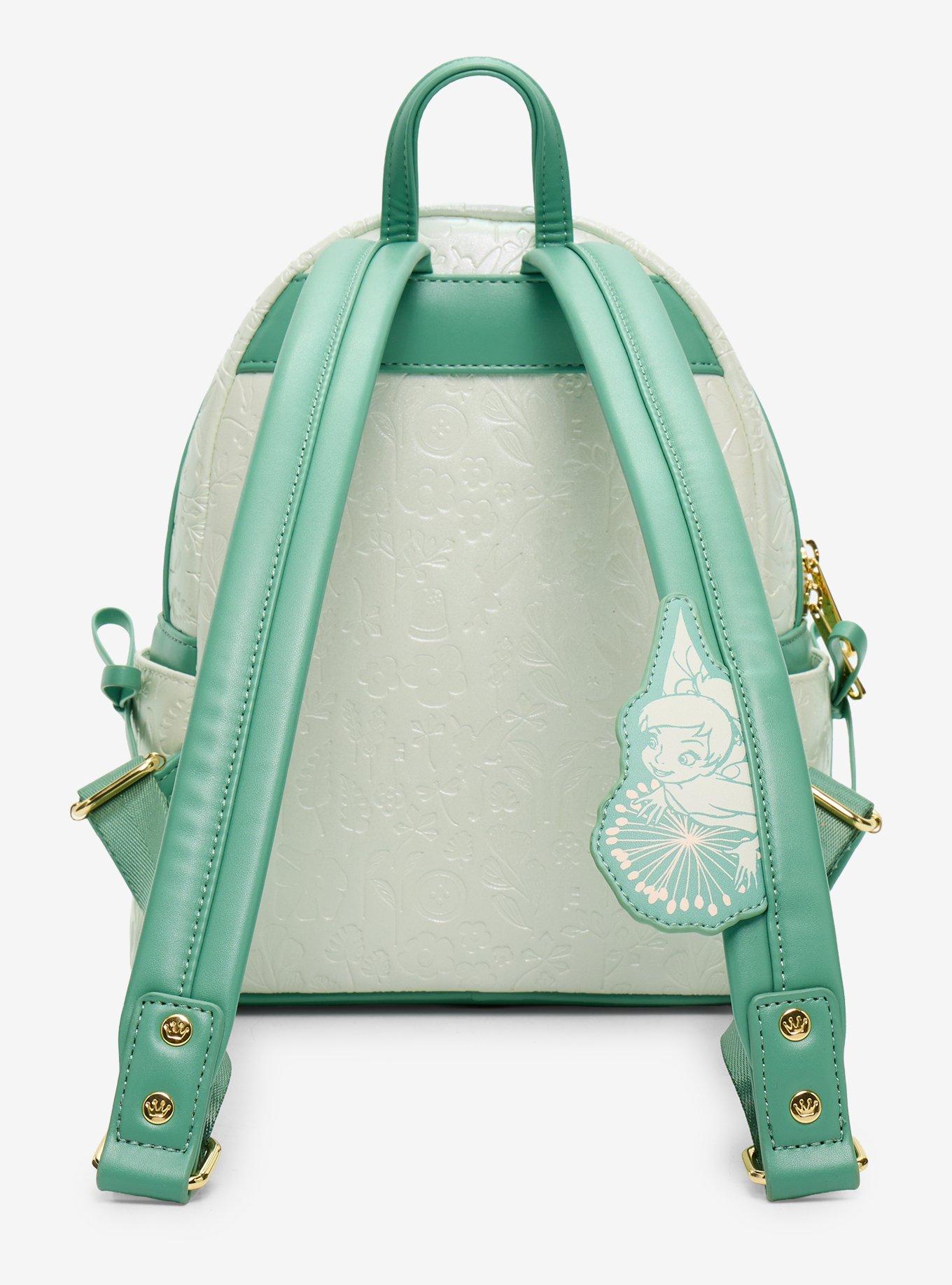 Loungefly Disney Peter Pan Tinker Bell Dandelion Pom Pom Mini Backpack - BoxLunch Exclusive, , alternate - view 3