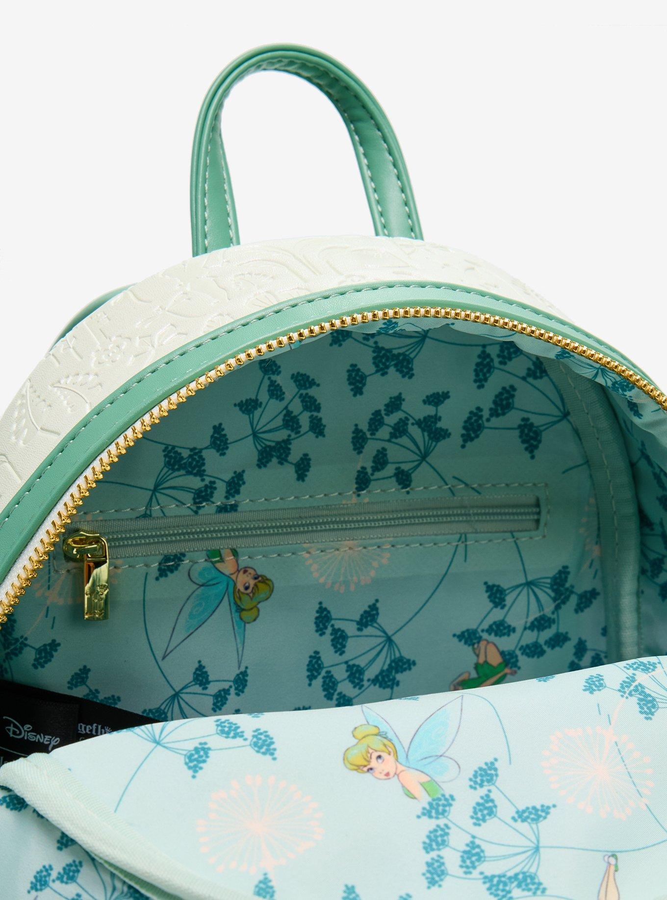 Loungefly Disney Peter Pan Tinker Bell Dandelion Pom Pom Mini Backpack - BoxLunch Exclusive, , alternate - view 4