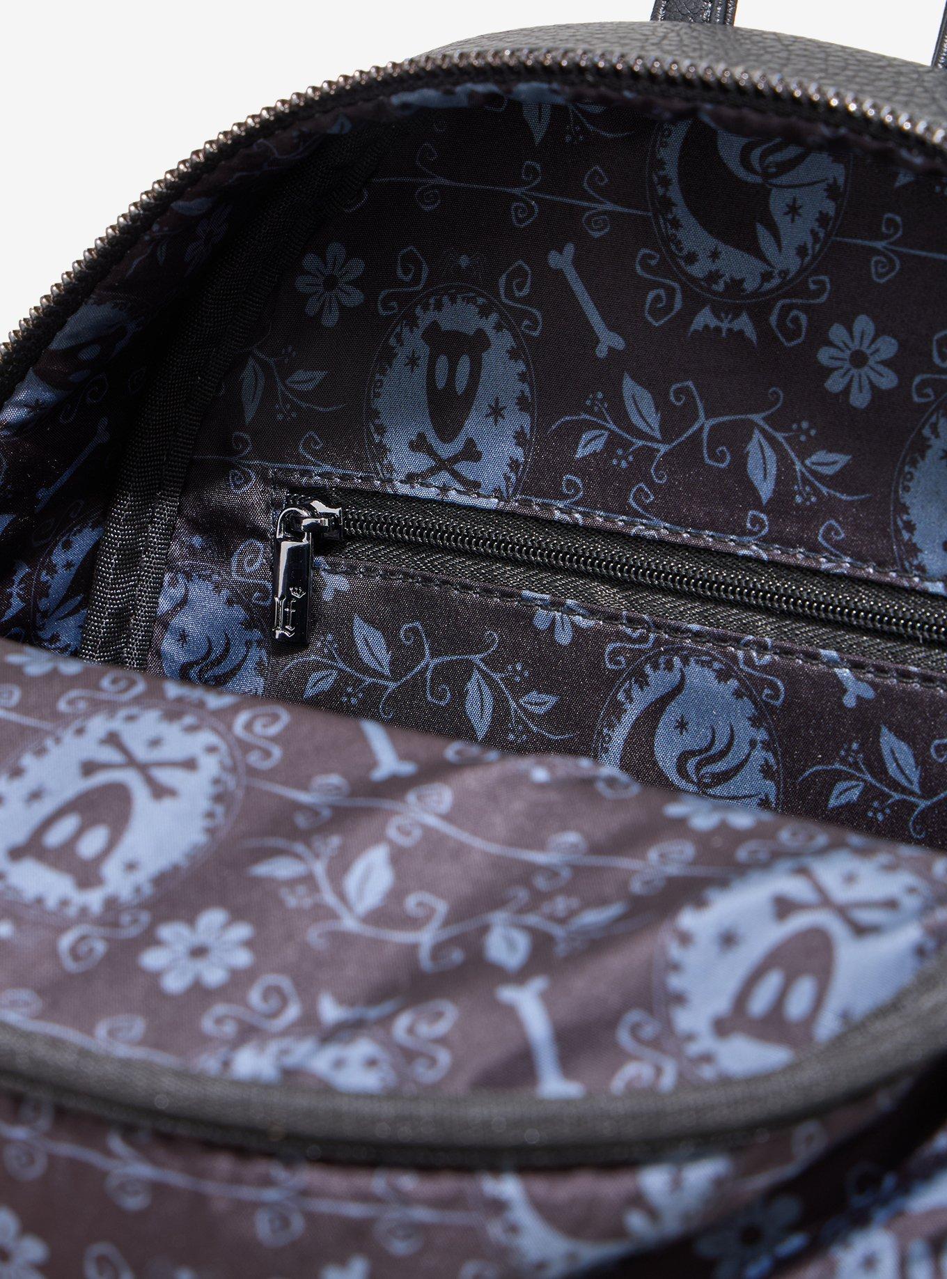 Disney The Nightmare Before Christmas Debossed Tonal Icons Mini Backpack - BoxLunch Exclusive, , alternate - view 4