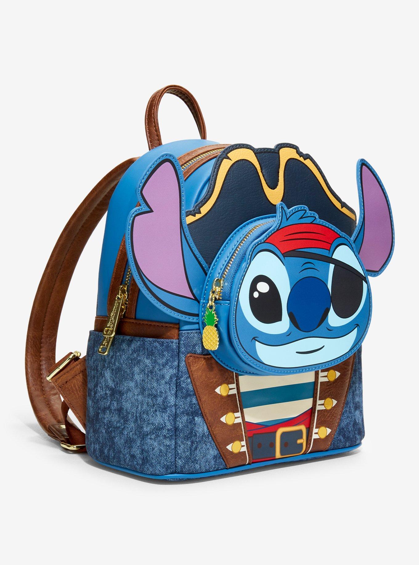 Loungefly Disney Lilo & Stitch Pirate Stitch Figural Mini Backpack - BoxLunch Exclusive, , hi-res
