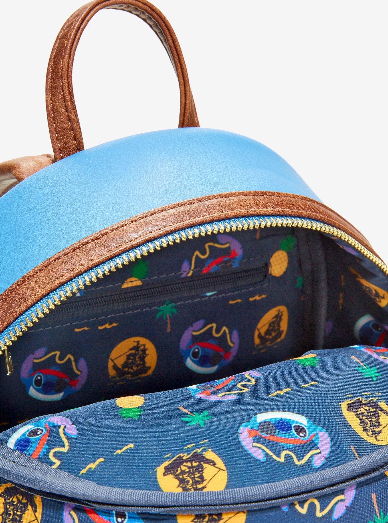 Loungefly Disney Lilo & Stitch Pirate Stitch Figural Mini Backpack - BoxLunch Exclusive