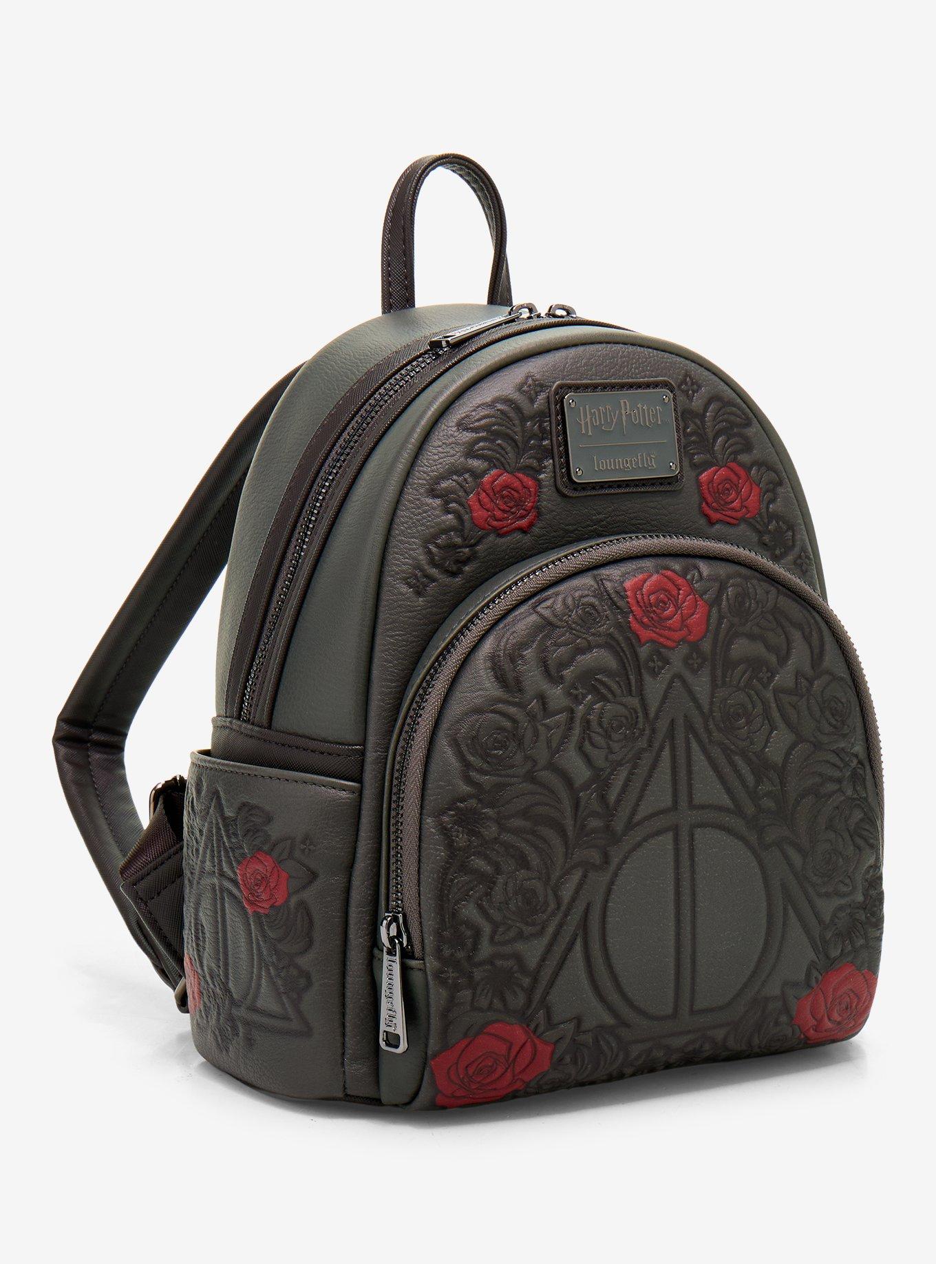 Loungefly Harry Potter The Deathly Hallows Floral Mini Backpack, , hi-res