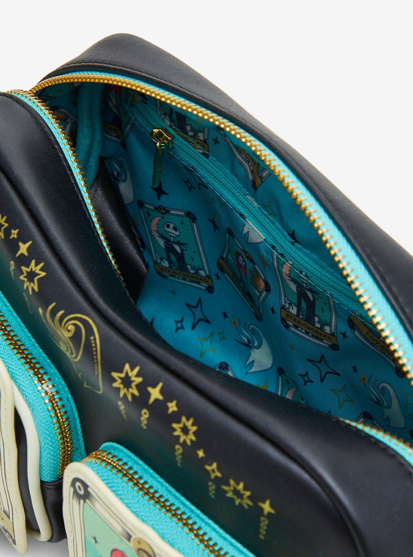 Loungefly Disney The Nightmare Before Christmas Jack & Sally Star-Crossed Lovers Tarot Cards Crossbody Bag - BoxLunch Exclusive, , alternate - view 4