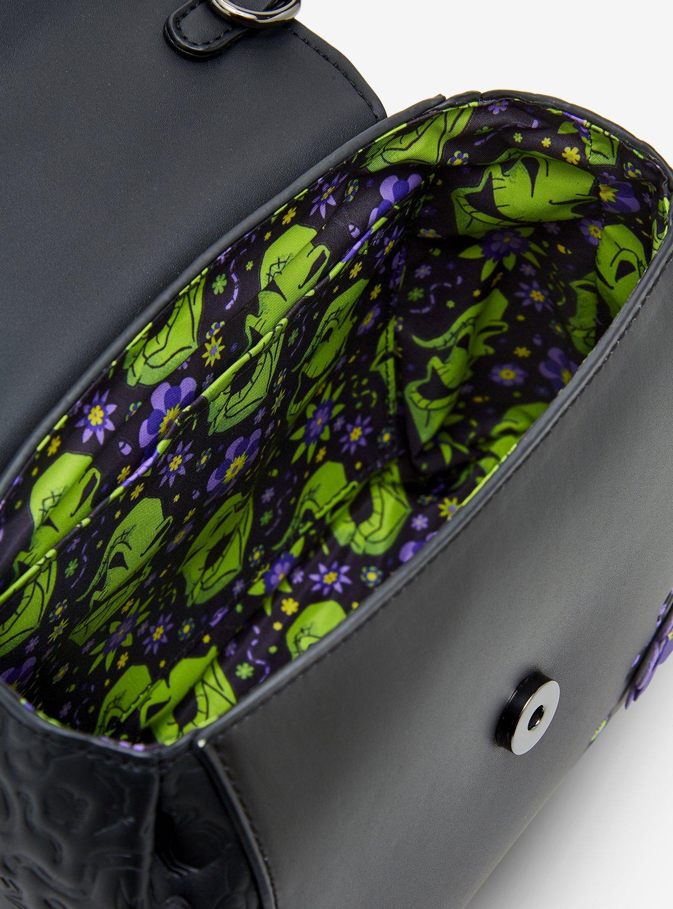 Disney The Nightmare Before Christmas Oogie Boogie Floral Crossbody Bag - BoxLunch Exclusive, , alternate - view 4