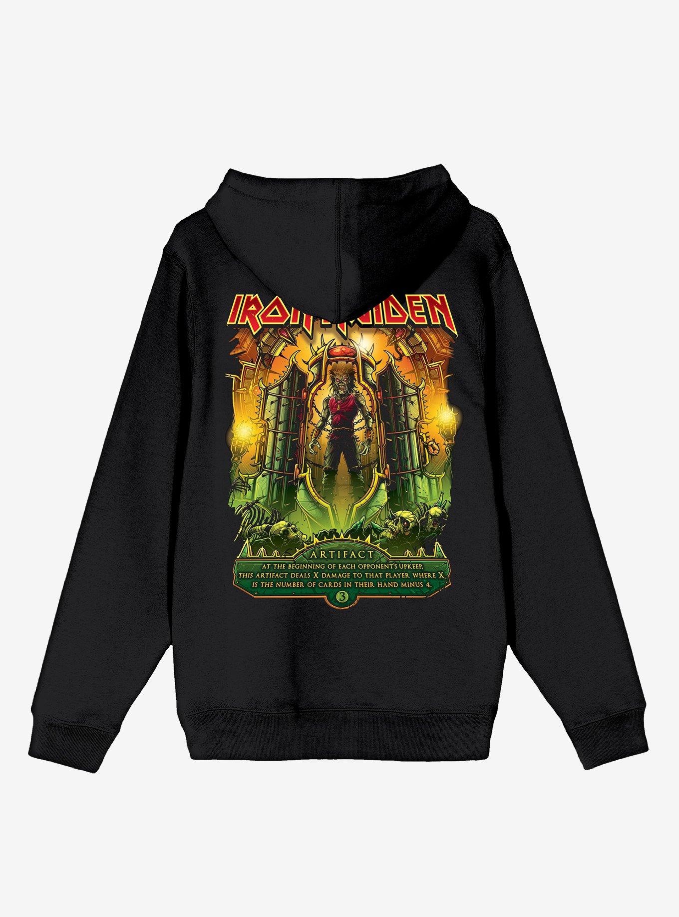 Iron Maiden X Magic: The Gathering Artifact Eddie Hoodie Hot Topic Exclusive, , hi-res