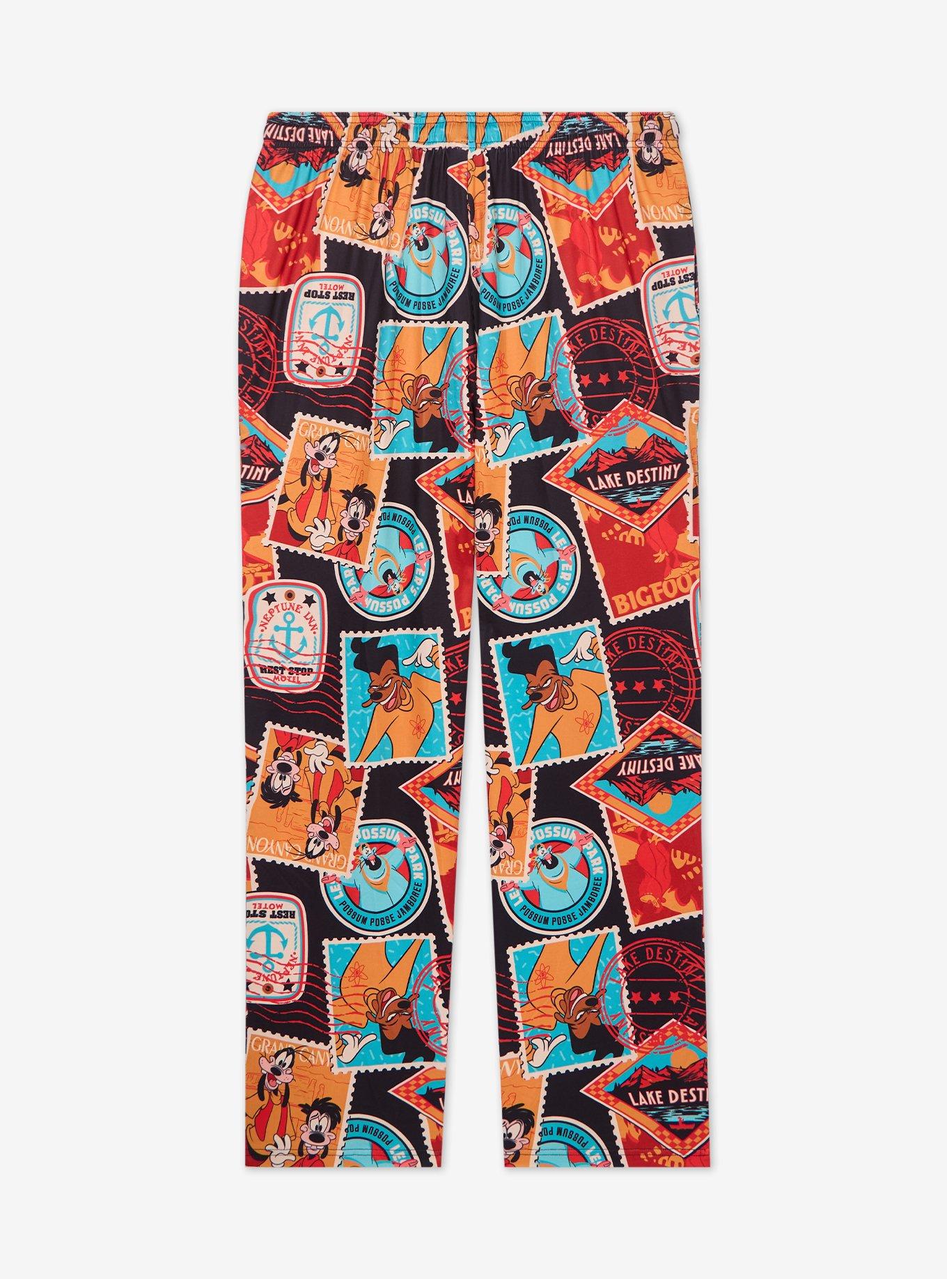 Disney A Goofy Movie Stamps Allover Print Sleep Pants - BoxLunch Exclusive, , hi-res