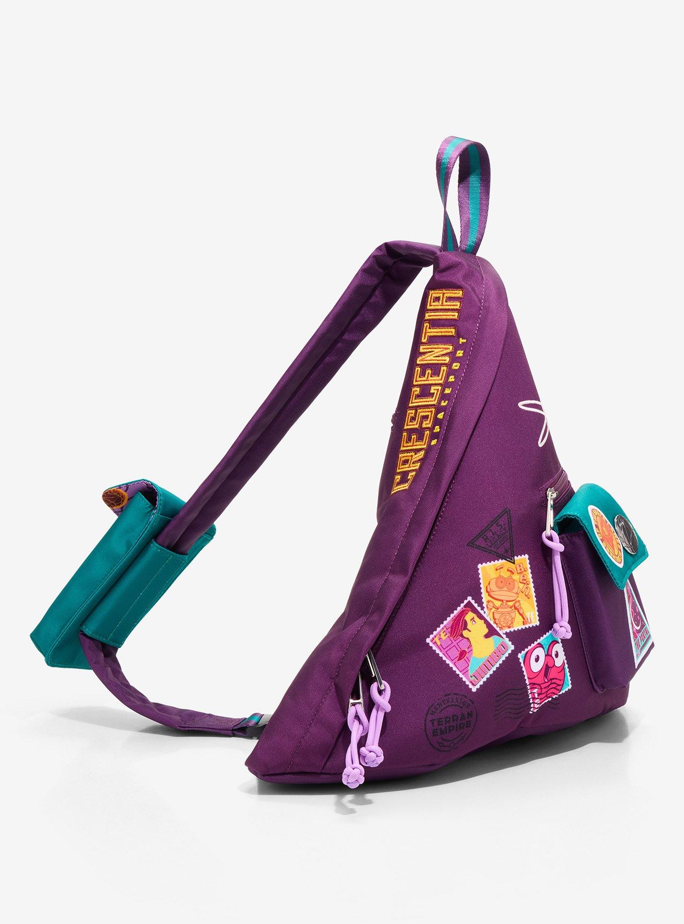 Disney Treasure Planet Character Stamps Triangle Crossbody Sling, , hi-res