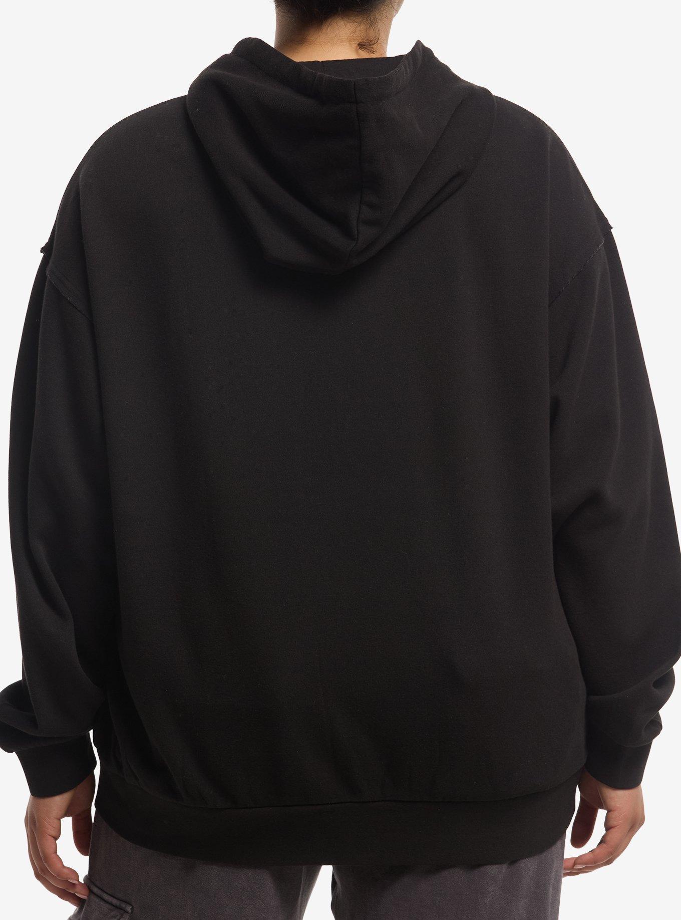 Social Collision Hopelessly Fated Girls Hoodie Plus Size, , hi-res