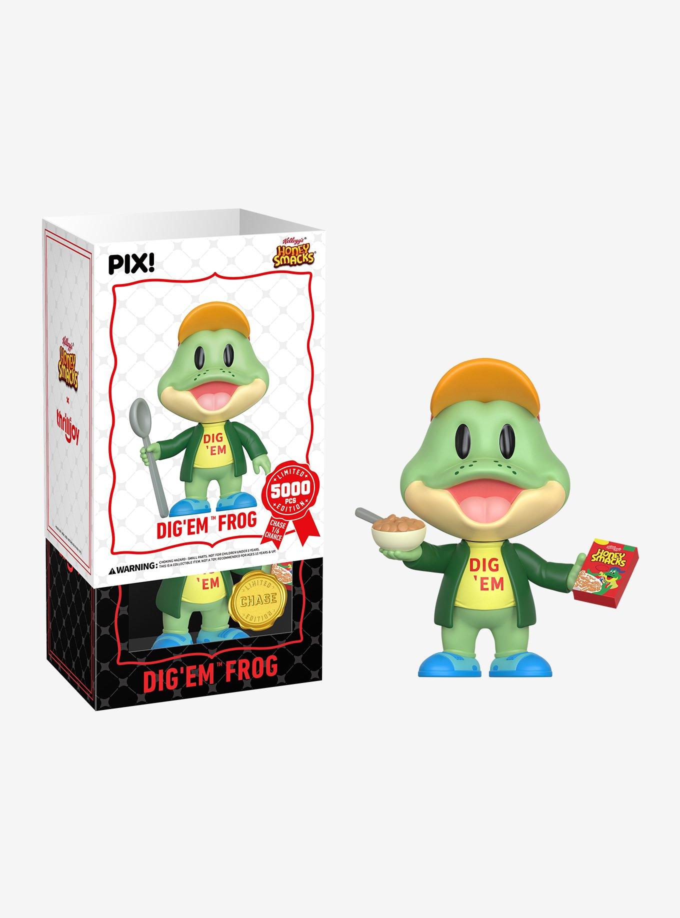 Thrilljoy Pix! Honey Smacks Dig 'Em Frog Limited Edition Vinyl Figure, , hi-res