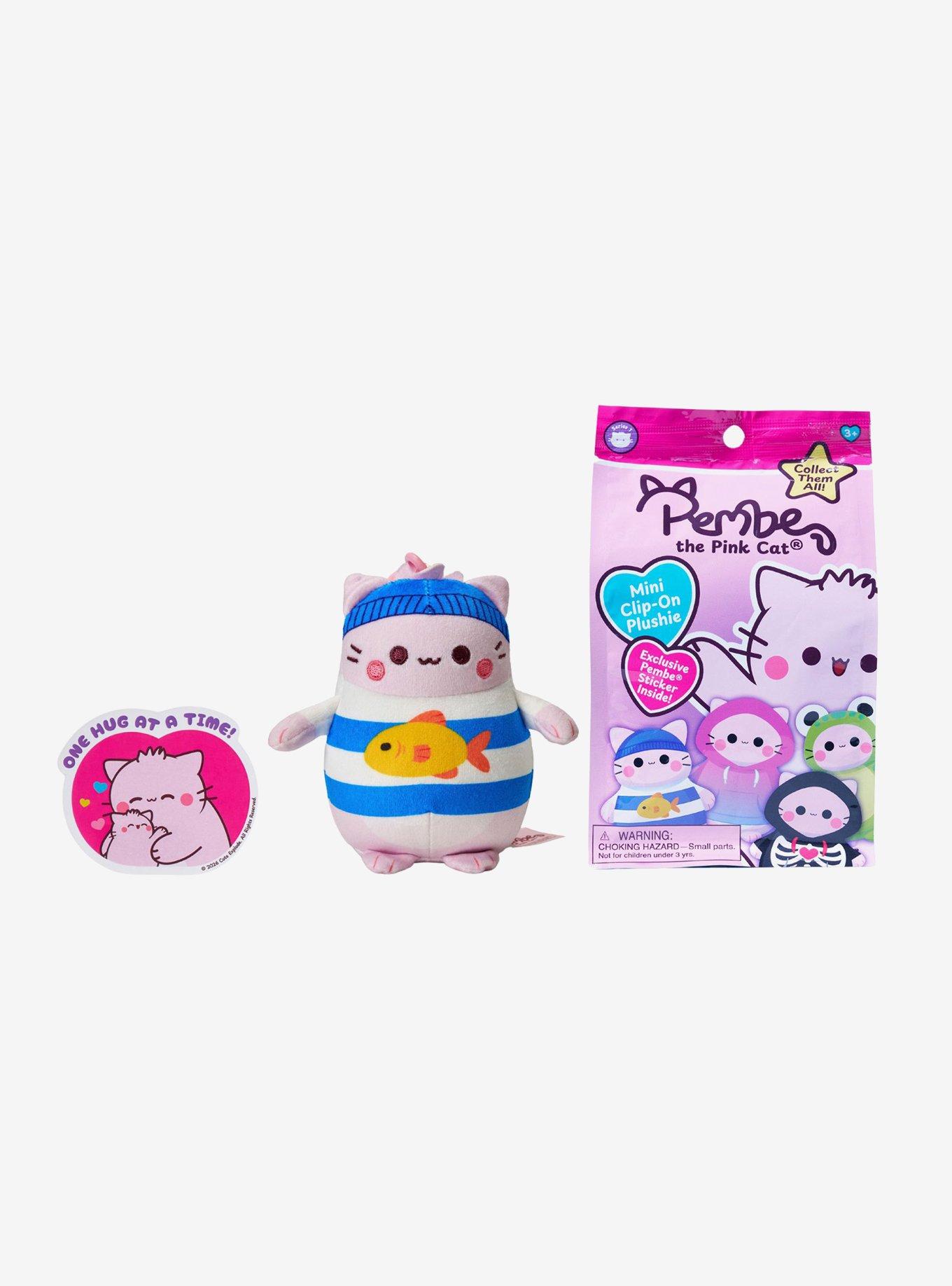Pembe The Pink Cat Blind Box Plush Keychain, , hi-res